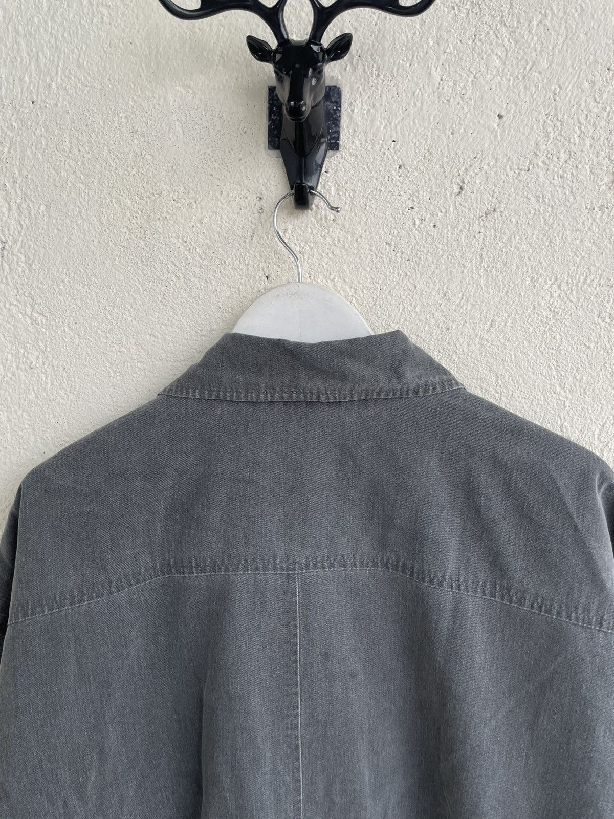 If Six Was Nine 2000s Coco Grey Asymmetrical Zip Jacket Biker Y2K LGB Under Size US XL / EU 56 / 4 - 7 Thumbnail