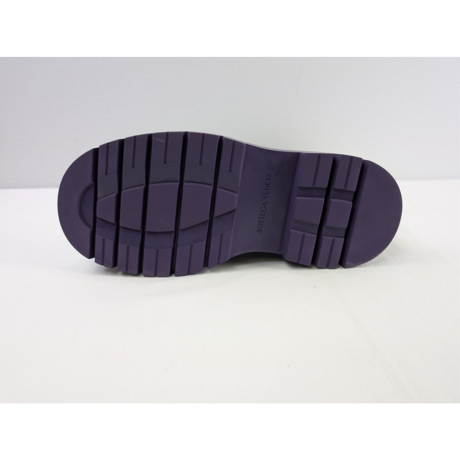 Bottega Veneta o1rshd1 Military Calf Tire Boots in Black/Purple Size US 8 / EU 41 - 11 Thumbnail