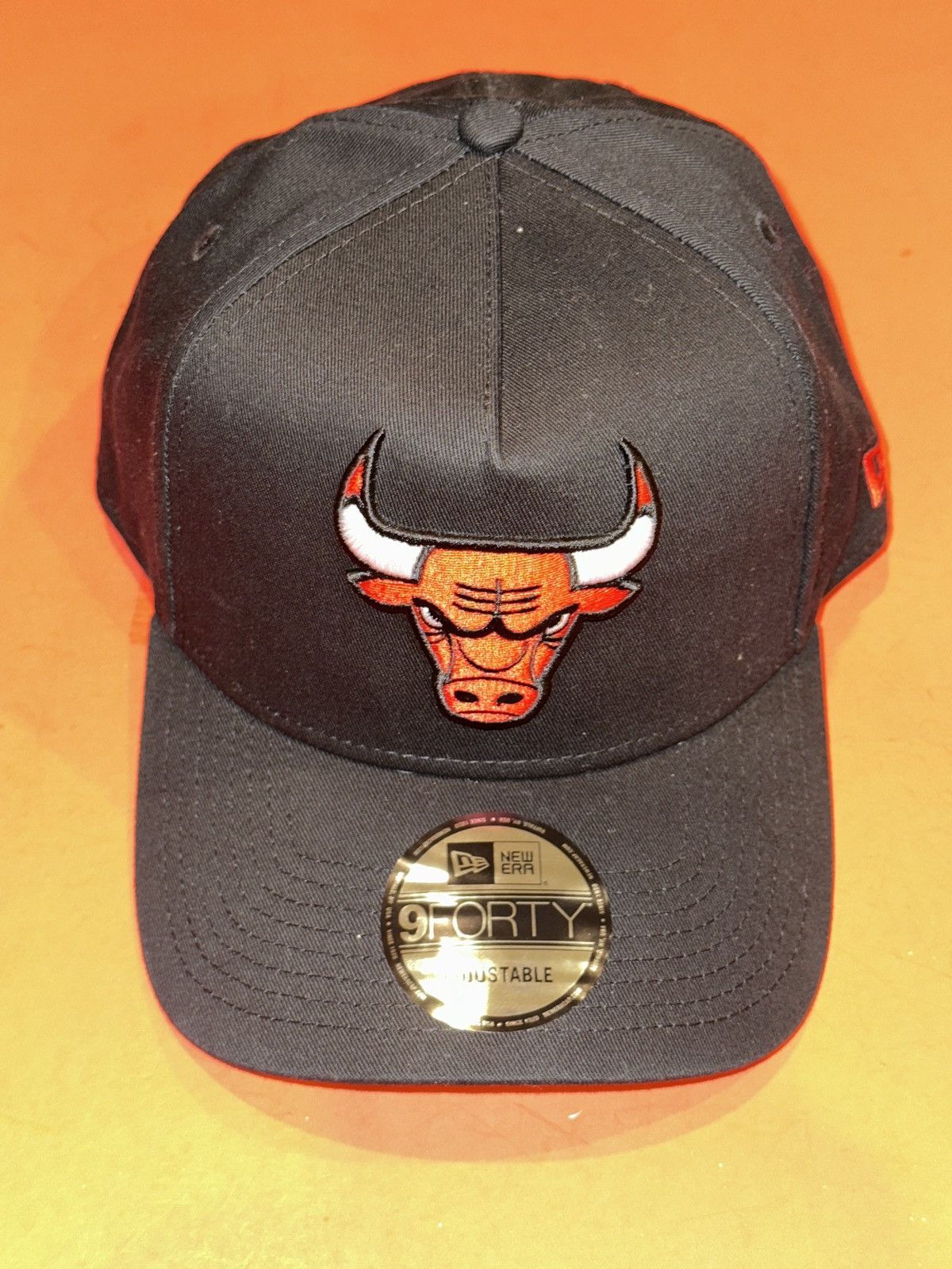 Born X Raised × NBA × New Era Chicago Bulls New Era 9FORTY Black A-Frame Adjustable Hat Size ONE SIZE - 1 Thumbnail
