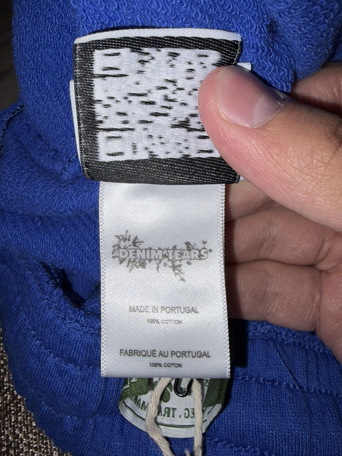 DENIM TEARS Blue Denim Tears Wreath Baggy Sweatpants Size US 34 / EU 50 - 8 Thumbnail