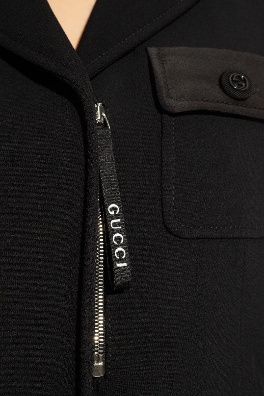 Gucci GUCCI Black Wool Jacket New And Authentic Size M / US 6-8 / IT 42-44 - 3 Thumbnail