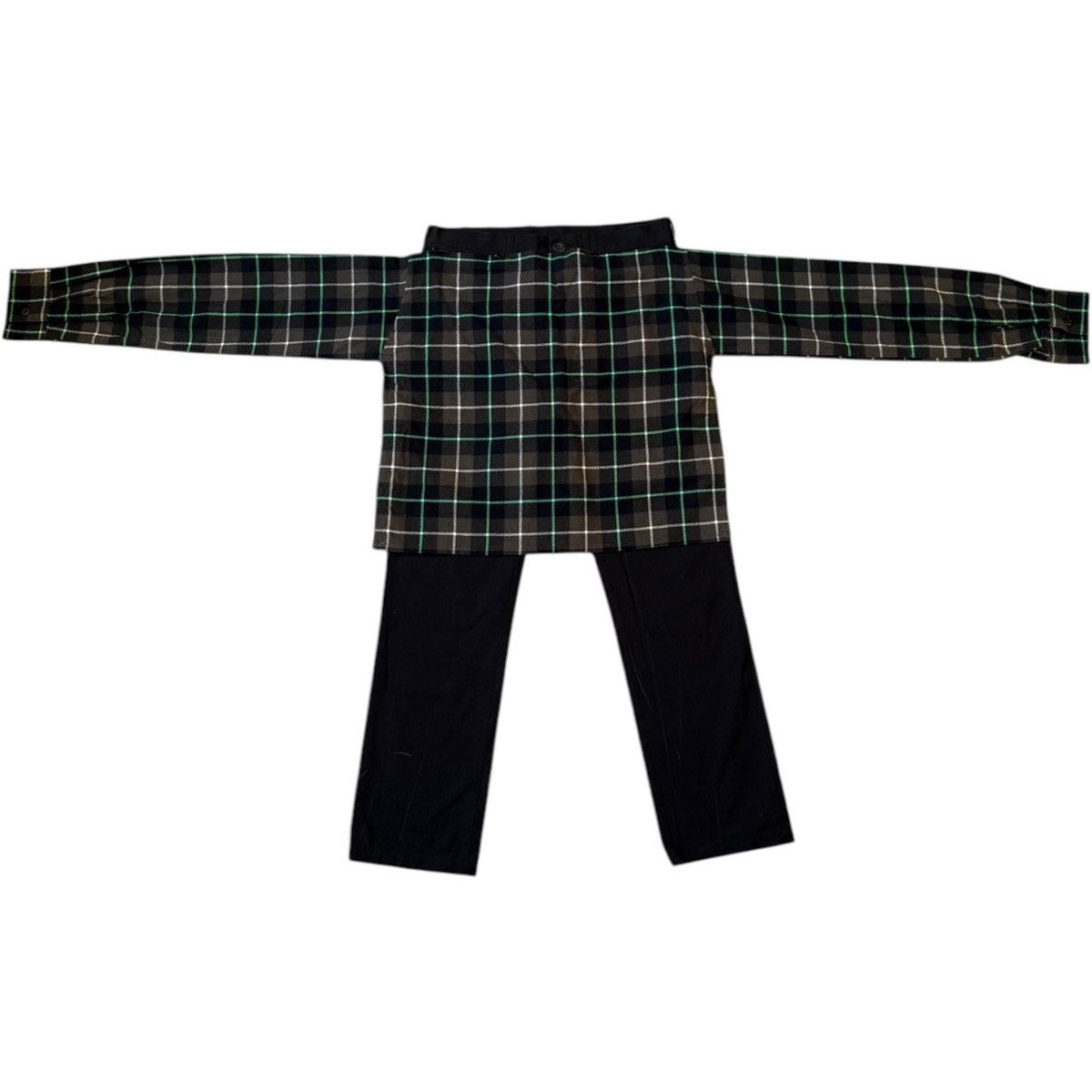 Undercover × Vintage Grail Undercover SS2001 Asymmetric Wrap Skirt Pants M Size 29" - 11 Thumbnail