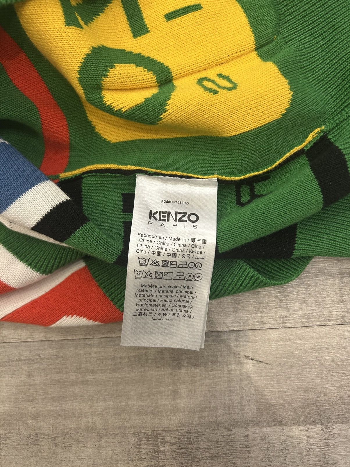 Kenzo Kenzo Label Knit Sweatshirt Size US L / EU 52-54 / 3 - 5 Thumbnail