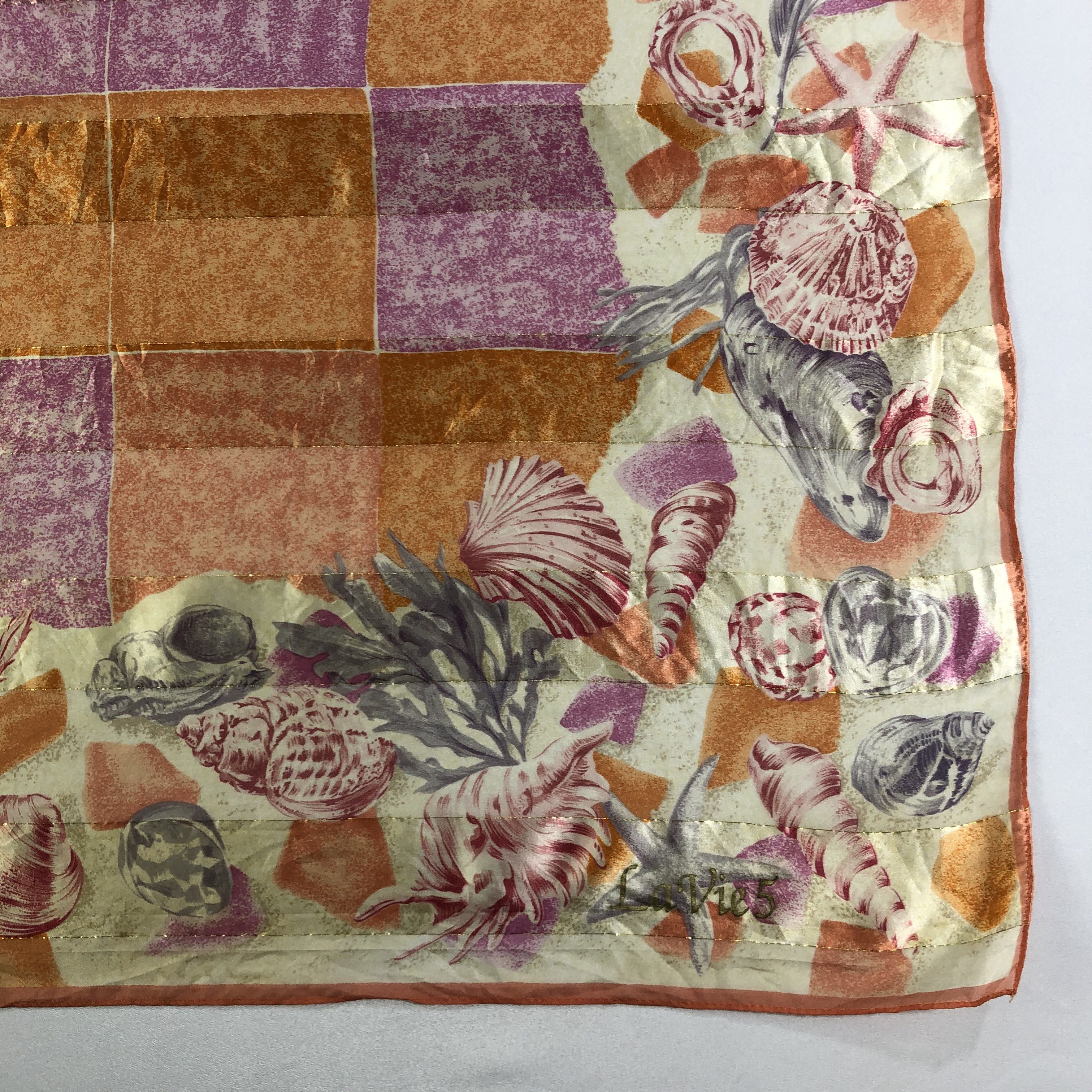 Vintage Vintage Silk Scarf Size ONE SIZE - 4 Thumbnail
