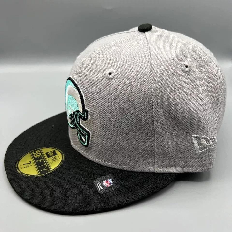 New Era Cleveland Browns Hat Men 7 1/2 Superbowl XXXIV Fitted Cap Size ONE SIZE - 3 Thumbnail