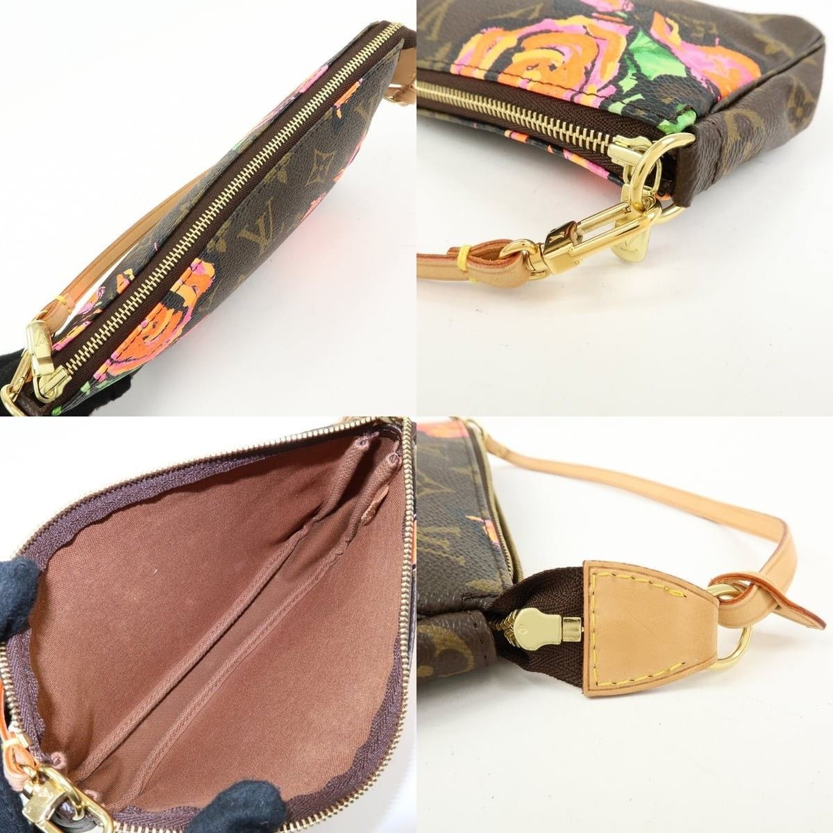 Louis Vuitton Louis Vuitton Monogram Rose Pochette Accessoires Size ONE SIZE - 7 Thumbnail