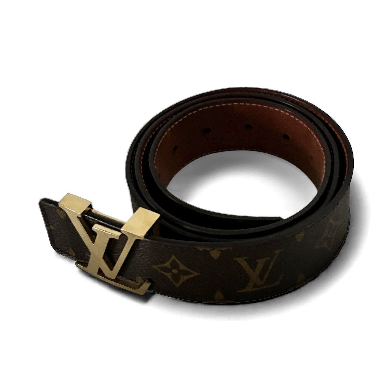 Louis Vuitton Louis Vuitton Monogram Initial leather belt Size ONE SIZE - 3 Thumbnail