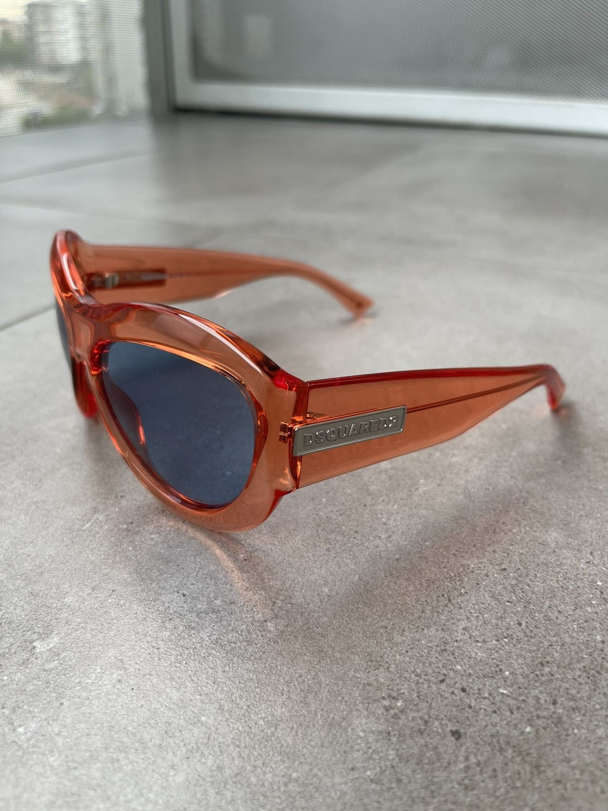 Dsquared2 !DS! Dsquared2 Orange Round Sunglasses Size ONE SIZE - 5 Thumbnail
