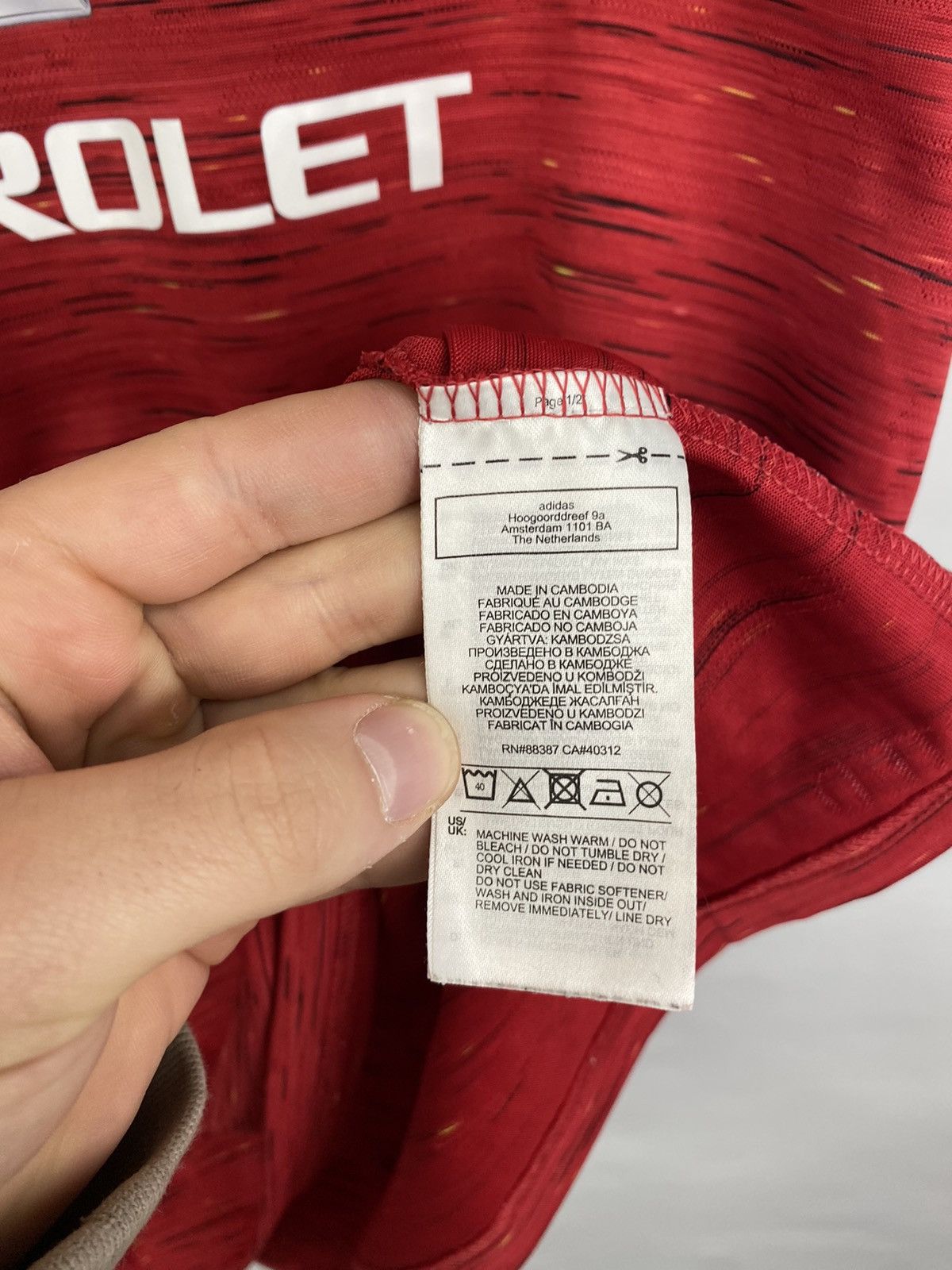 Adidas Adidas MANCHESTER UNITED 2020 FOOTBALL soccer jersey Size US M / EU 48-50 / 2 - 7 Thumbnail