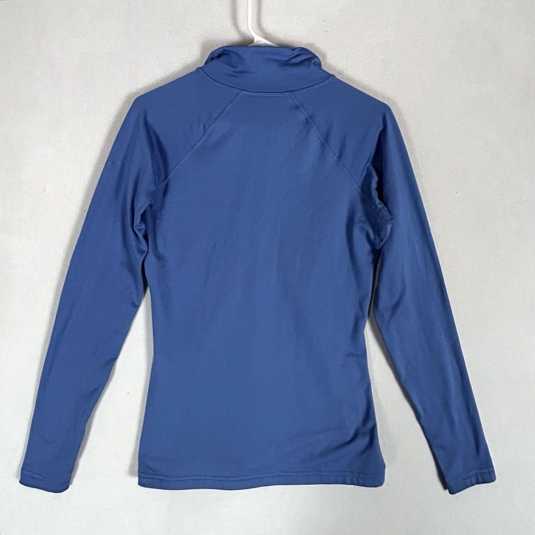 Nike Nike Pro Womens Pullover 1/2 Zip Mock Neck Dri-Fit Long Sleeve Size M Blue Size M / US 6-8 / IT 42-44 - 7 Thumbnail
