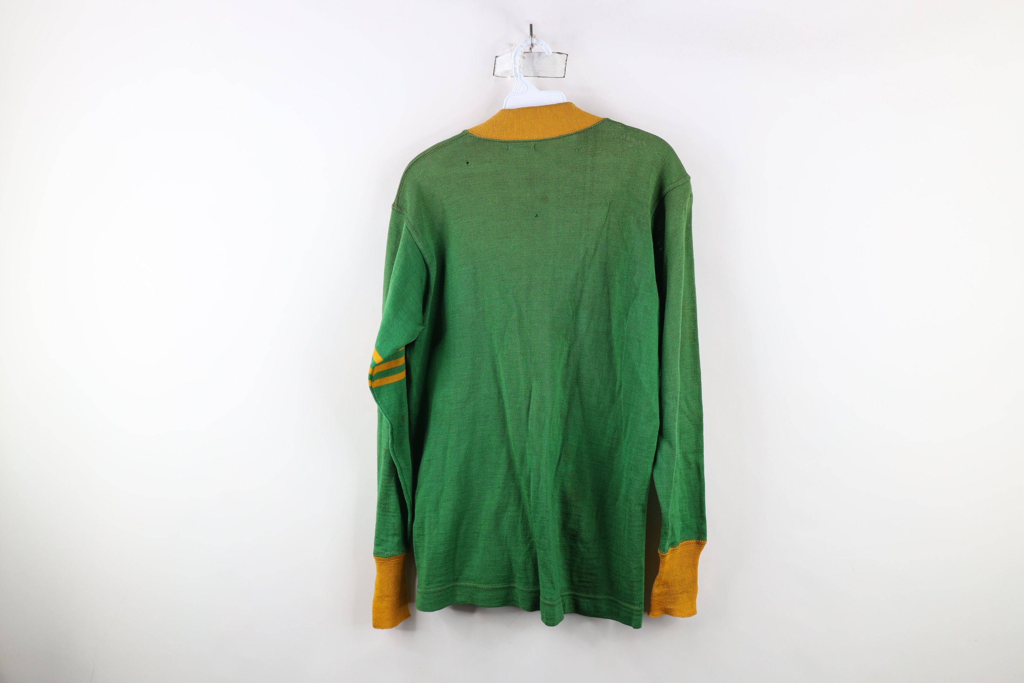 Vintage Vintage 50s Streetwear Stitch Varsity Letterman Sweater Size US M / EU 48-50 / 2 - 14 Thumbnail