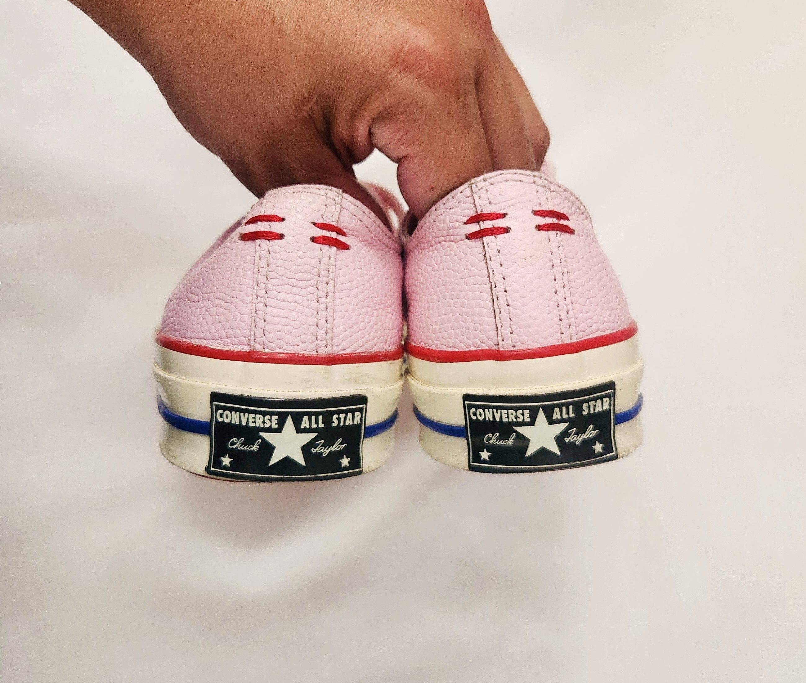 Converse Converse Pastel Pink Leather Sneakers Size 6 Rare 563490C Size US 6 / IT 36 - 5 Thumbnail
