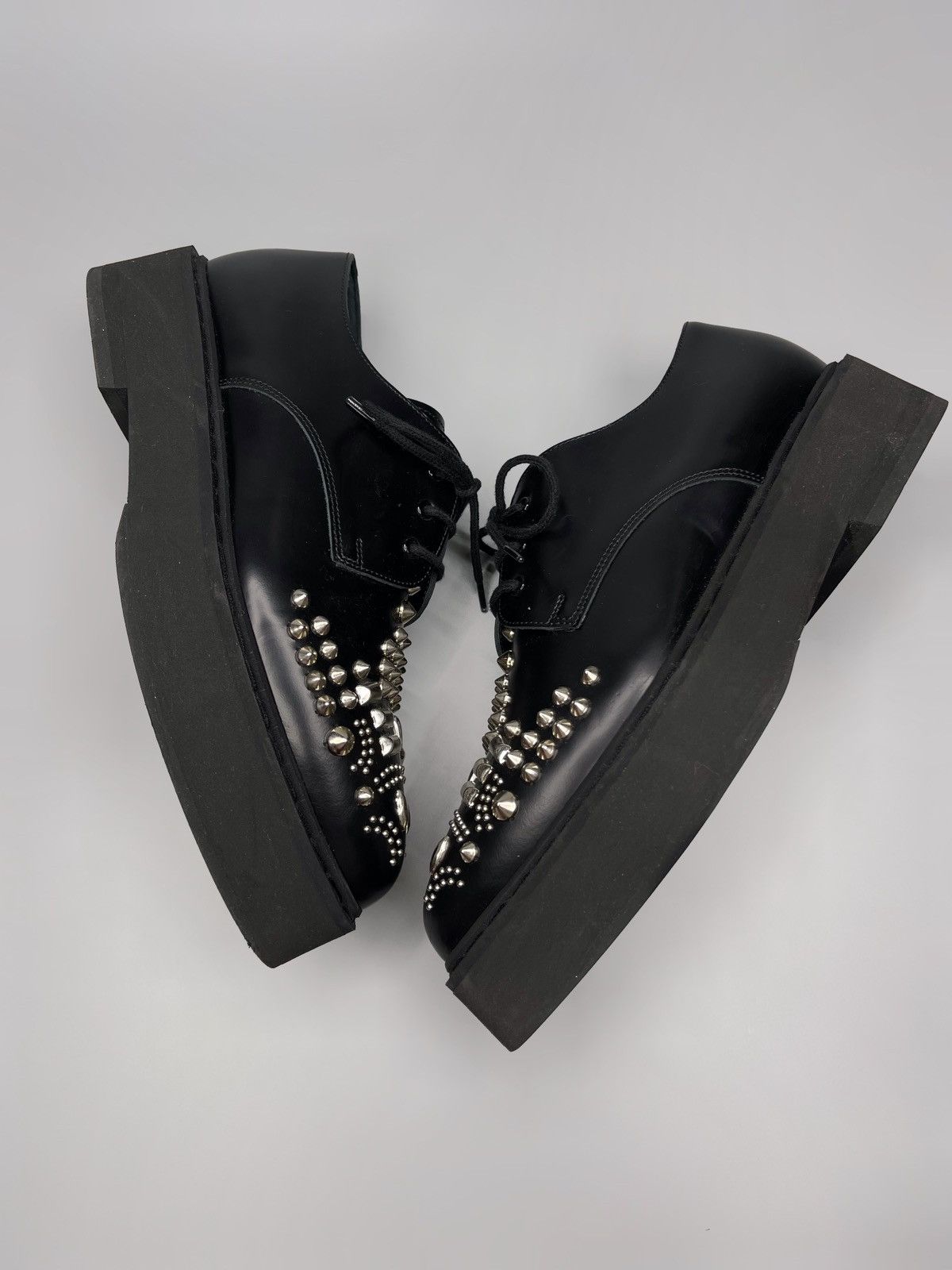 Alexander McQueen Alexander McQueen Studded Platform Shoes Size US 5.5 / EU 38 - 9 Thumbnail