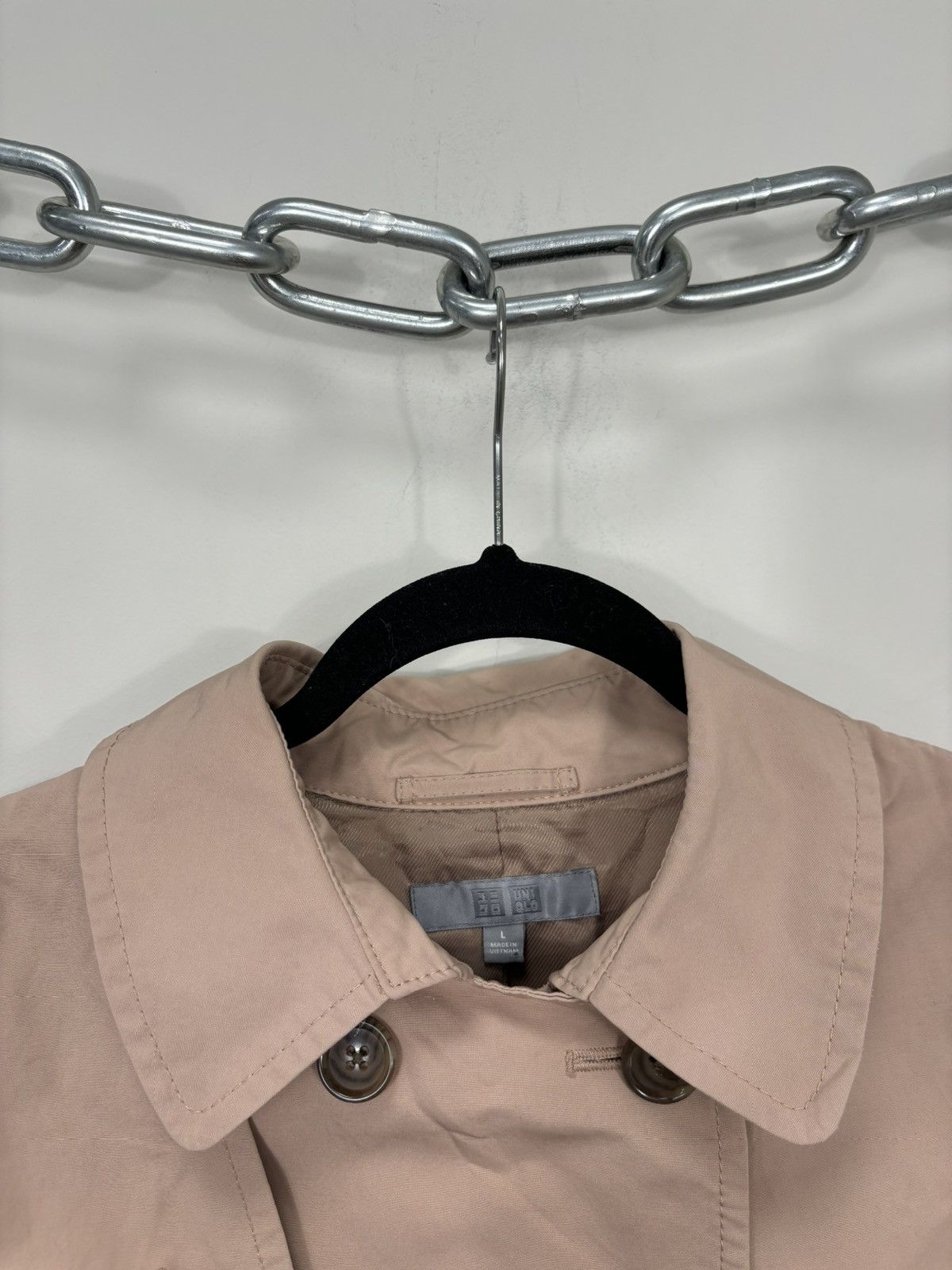Uniqlo Uniqlo Women’s Classic Luxury Double Breasted Trench Coat Size L / US 10 / IT 46 - 8 Thumbnail