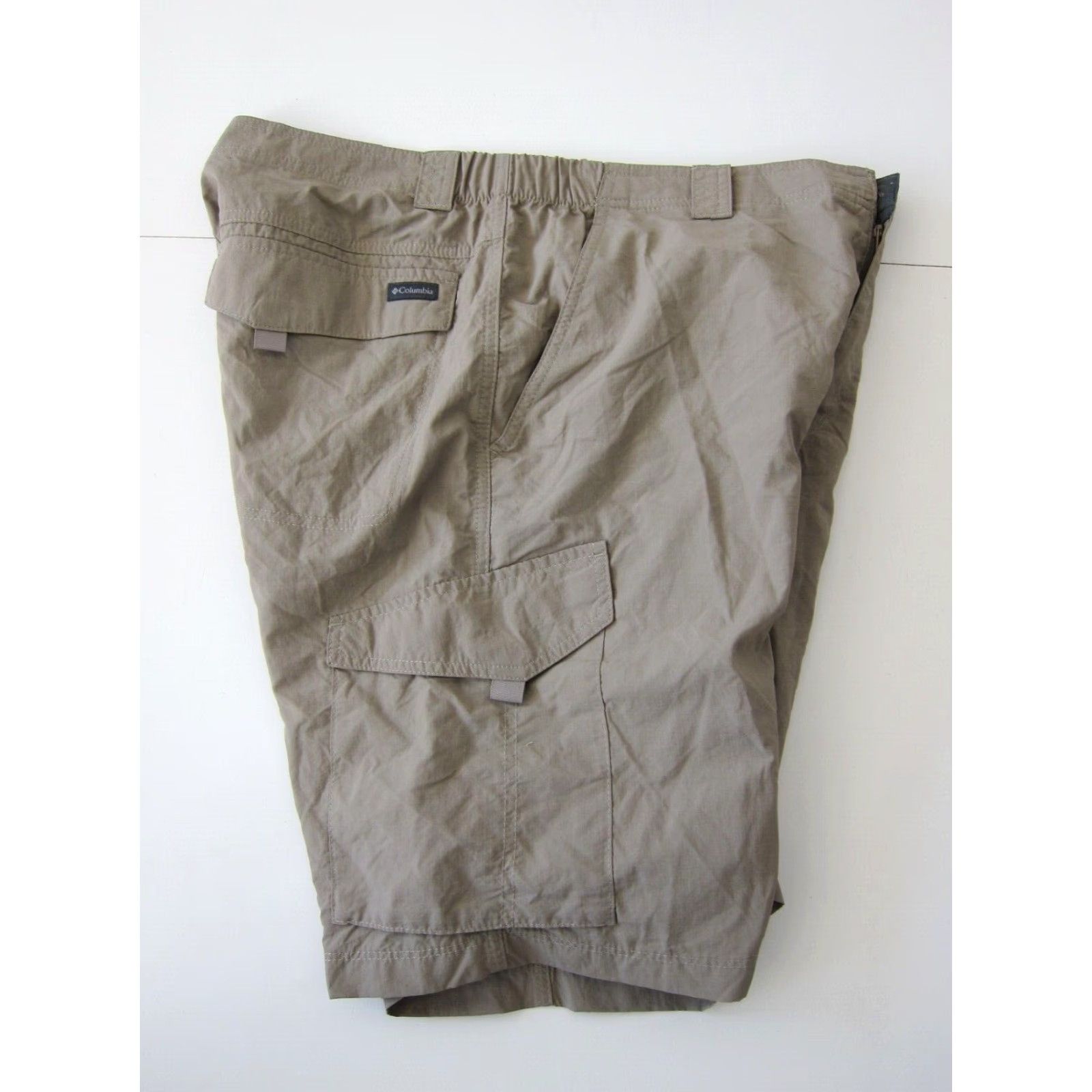 Vintage Columbia Nylon Beige Brown Pocket Lightweight Cargo Short Men 36 Size US 36 / EU 52 - 8 Thumbnail
