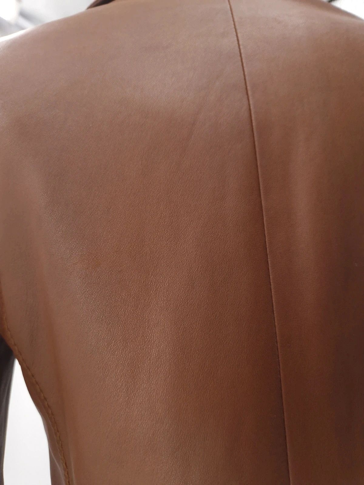Gucci Gucci by Tom Ford Archival Brown Leather Coat Size S / US 4 / IT 40 - 16 Thumbnail