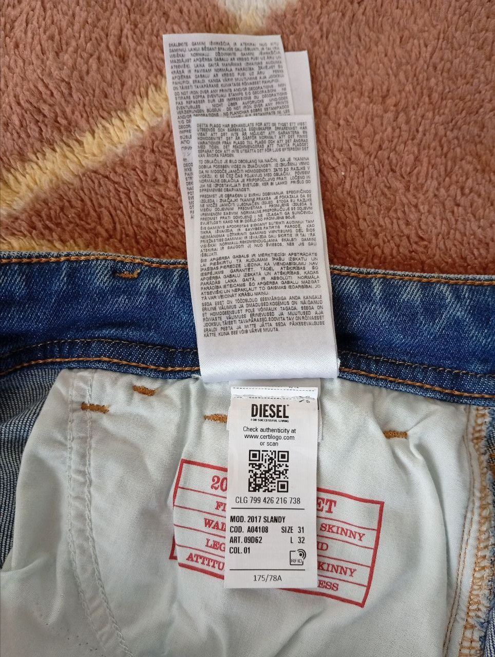 Diesel Diesel jeans, perfect condition. Size M. Size 31" - 6 Thumbnail