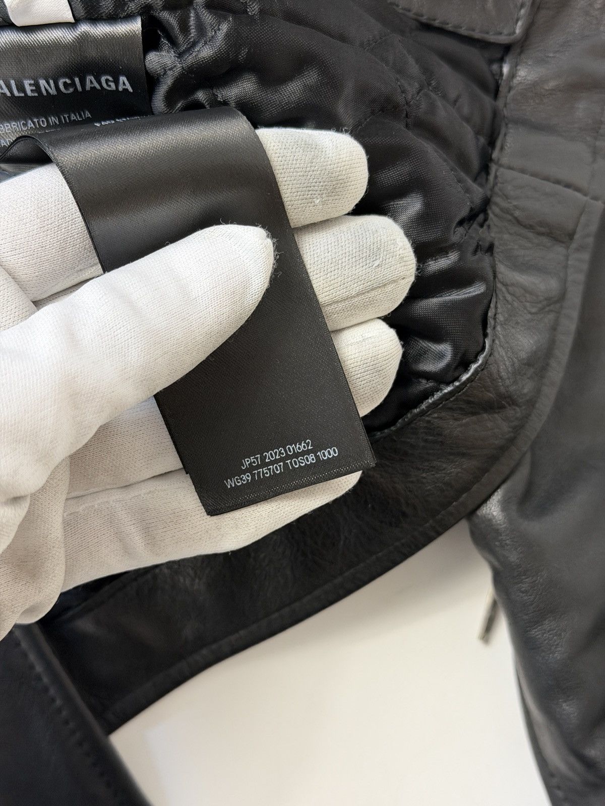 Balenciaga Balenciaga Racer Jacket Black Leather Size M / US 6-8 / IT 42-44 - 14 Thumbnail