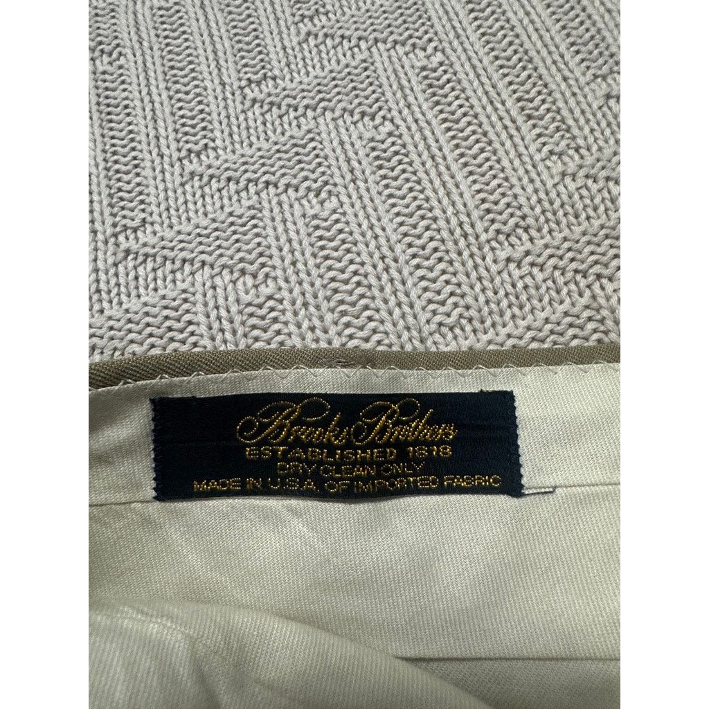 Brooks Brothers Brooks Brothers khaki dress pants size 36 Size US 36 / EU 52 - 4 Thumbnail