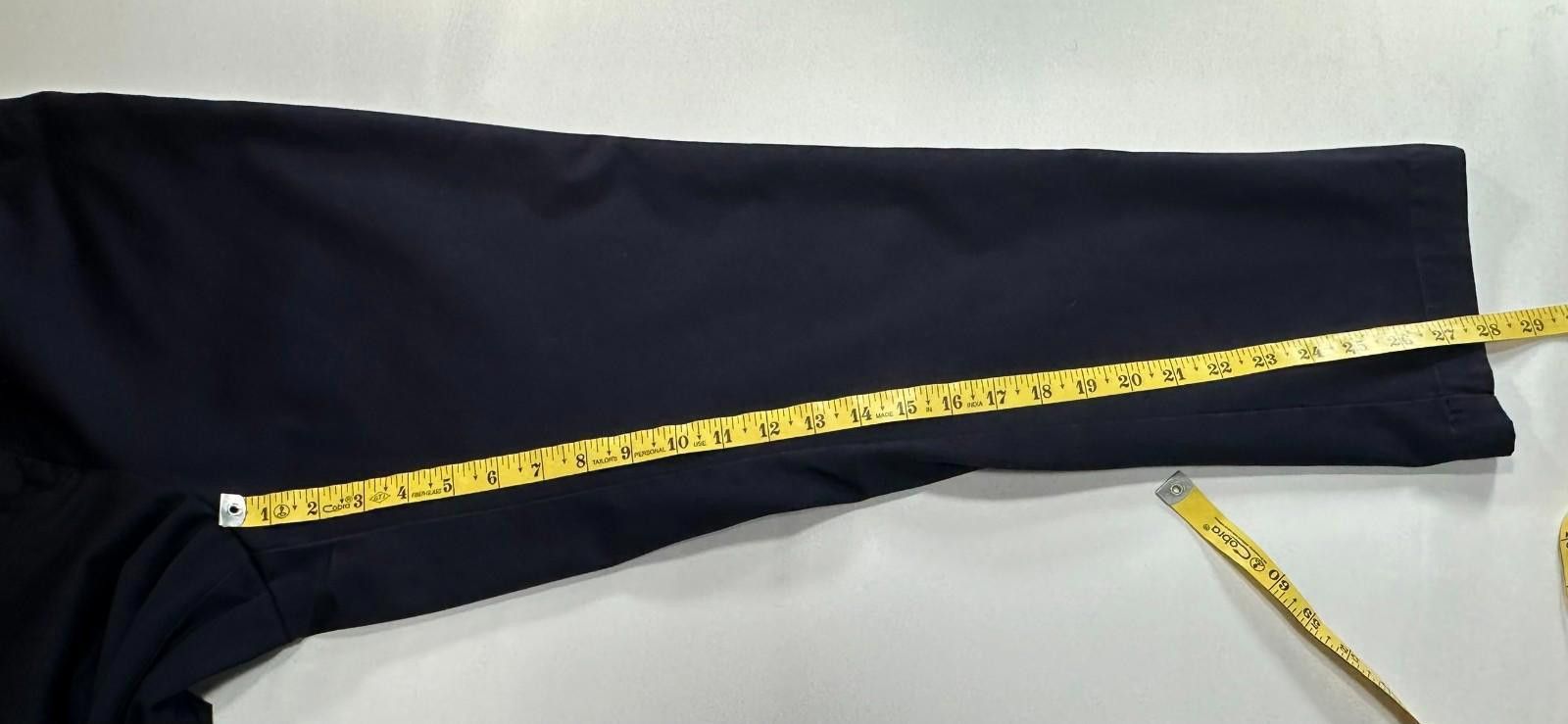 Lands' End Lands End Elastic High Rise Straight Chinos Blue Womens 10P Size 32" / US 10 / IT 46 - 7 Thumbnail