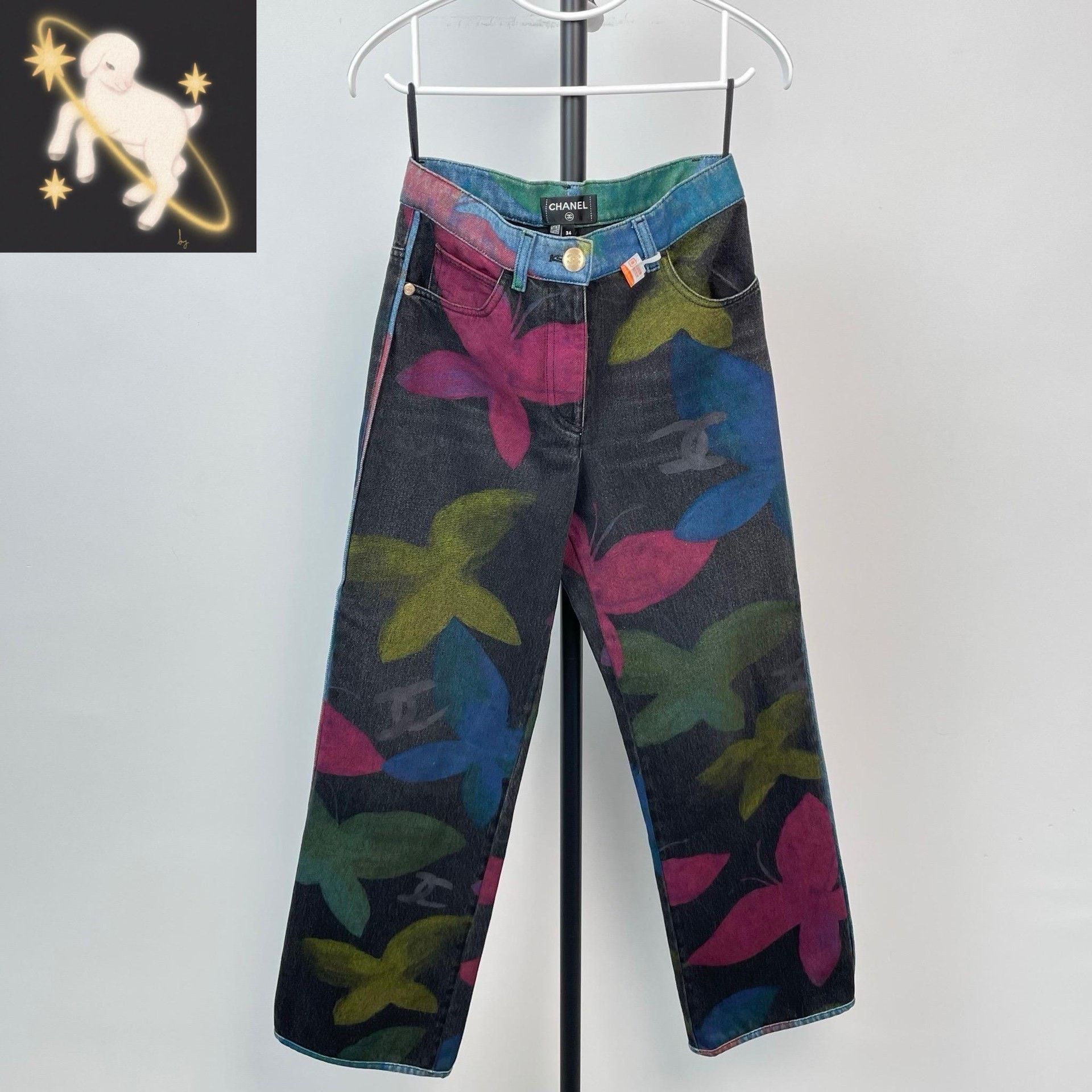 Chanel Chanel Multi Pants S Women Size 26" / US 2 / IT 38 - 1 Thumbnail