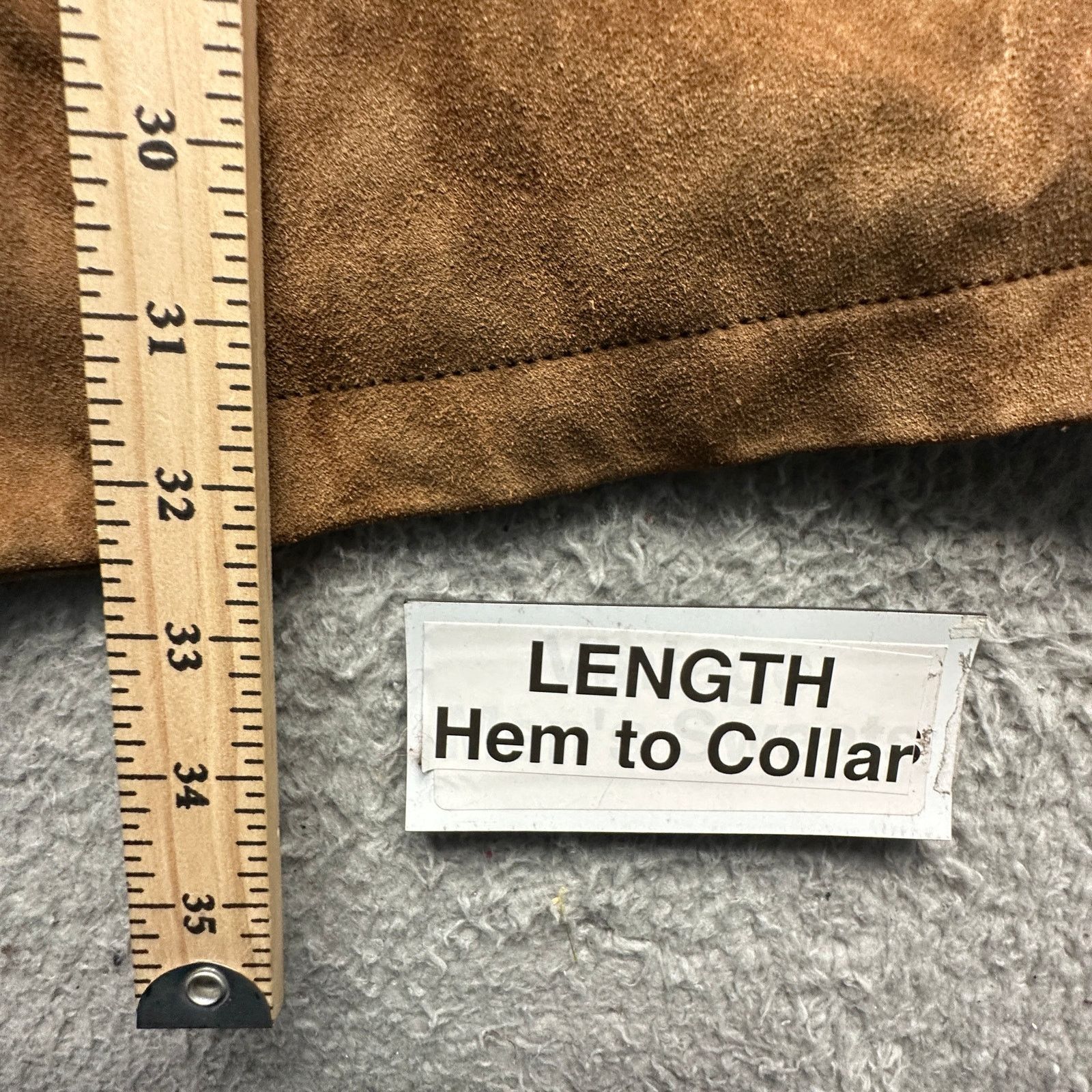 J.Crew Vintage J Crew Suede Leather Brown Button Mens Coat Large Size US L / EU 52-54 / 3 - 5 Thumbnail