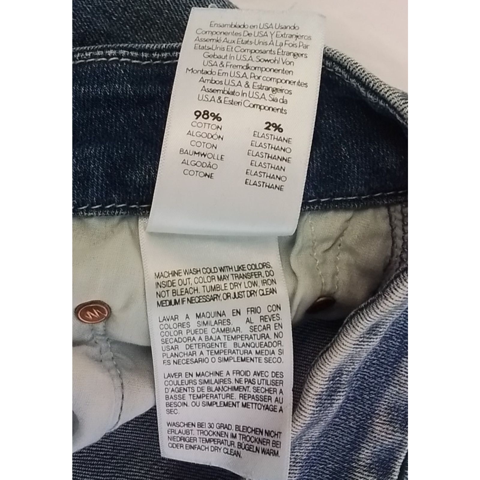 MOTHER Mother "The Looker" Ankle Jean Women's 27" Light Distressed Size 27" / US 4 / IT 40 - 9 Thumbnail
