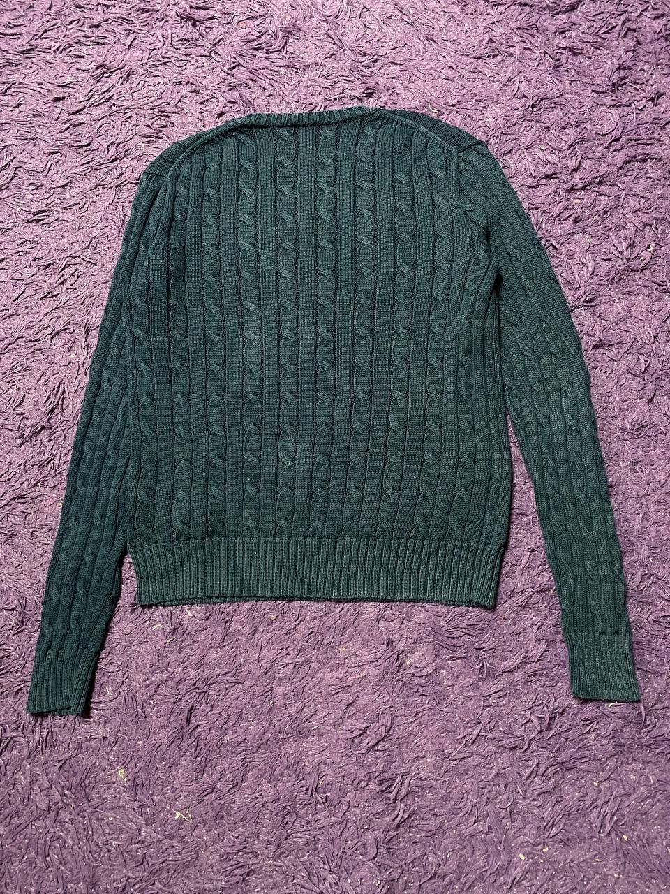 Polo Ralph Lauren Polo Ralph Lauren Cable-Knit V-Neck Jumper Size M Size M / US 6-8 / IT 42-44 - 12 Thumbnail