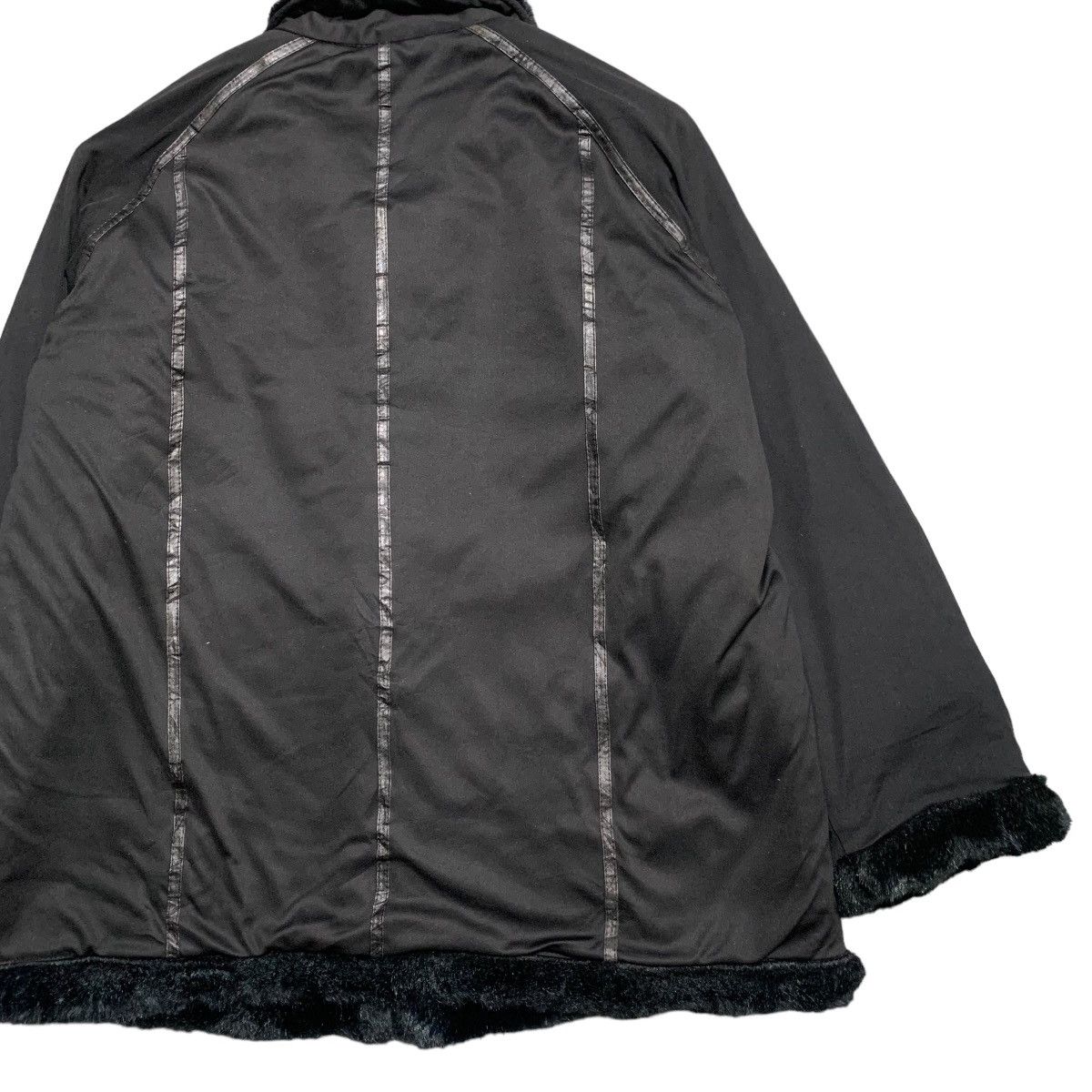 Japanese Brand Accellando Faux Fur Jacket Size L / US 10 / IT 46 - 9 Thumbnail