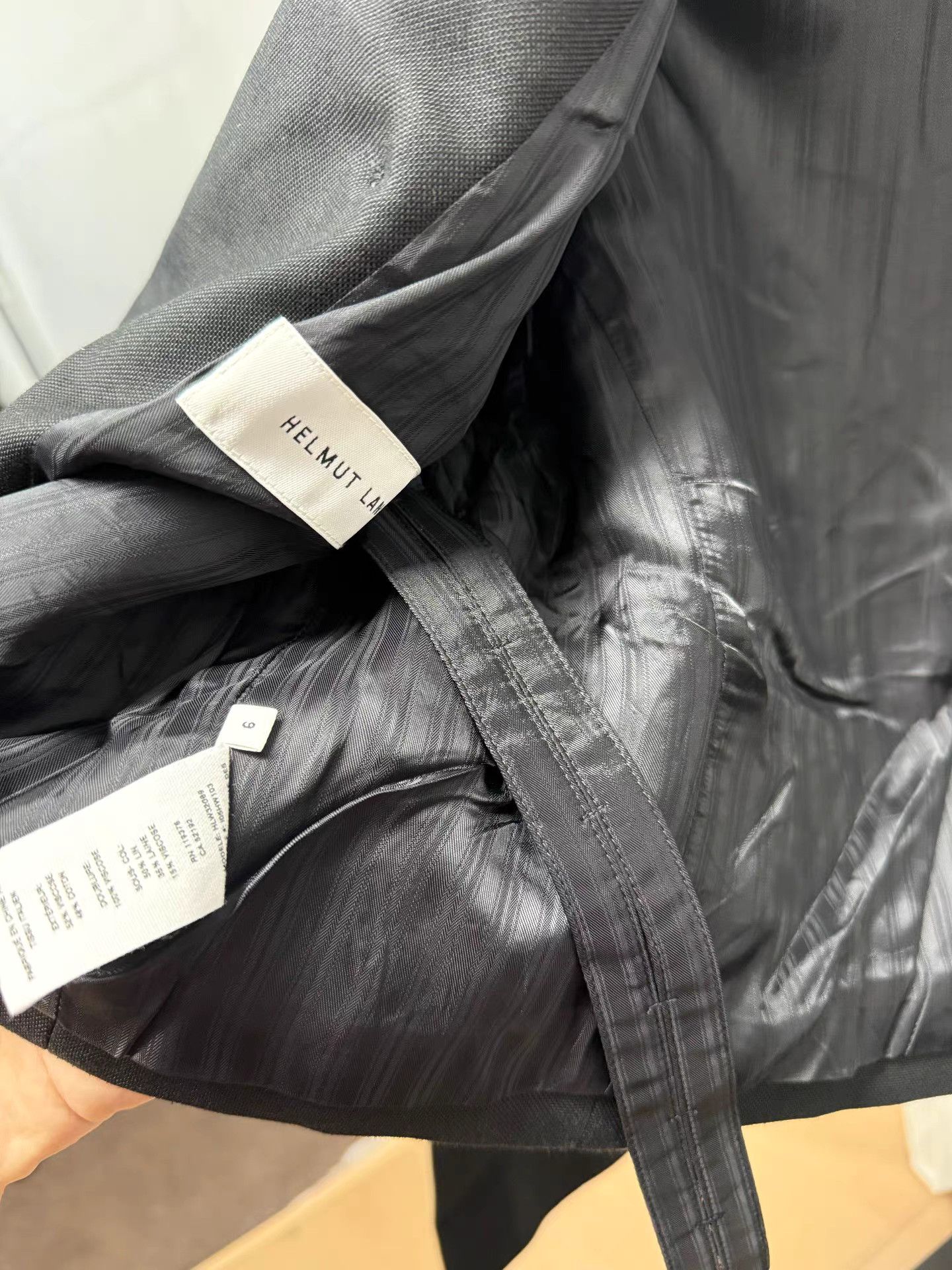 Helmut Lang Helmut Lang Wool Cropped Blazer K20 Size XS / US 0-2 / IT 36-38 - 8 Thumbnail