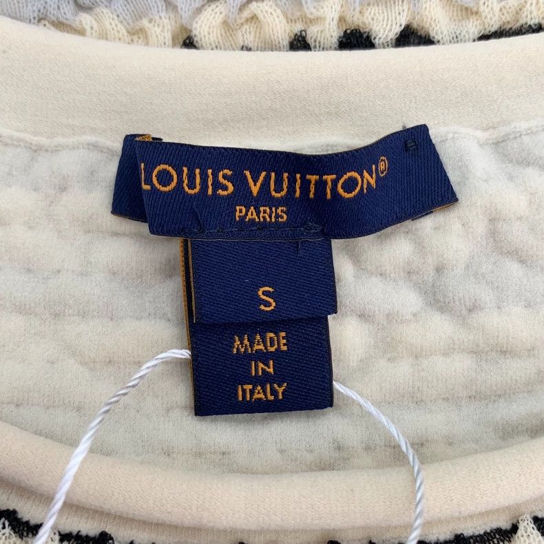 Louis Vuitton Louis Vuitton Color-block pleated striped crewneck long-sl Size S / US 4 / IT 40 - 5 Thumbnail