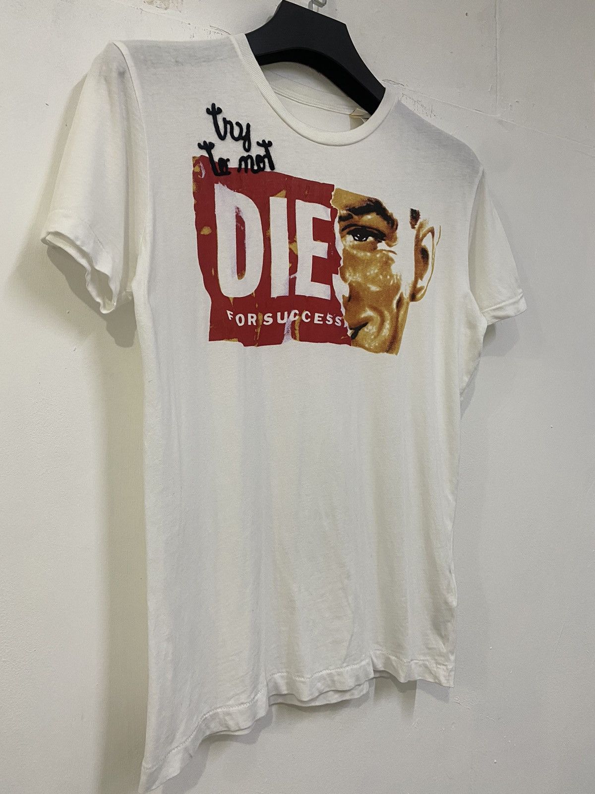 Diesel 💥 DIESEL DIE FOR SUCCESS HALF FACE PUNK DESIGN VERY RARE Size US S / EU 44-46 / 1 - 2 Thumbnail