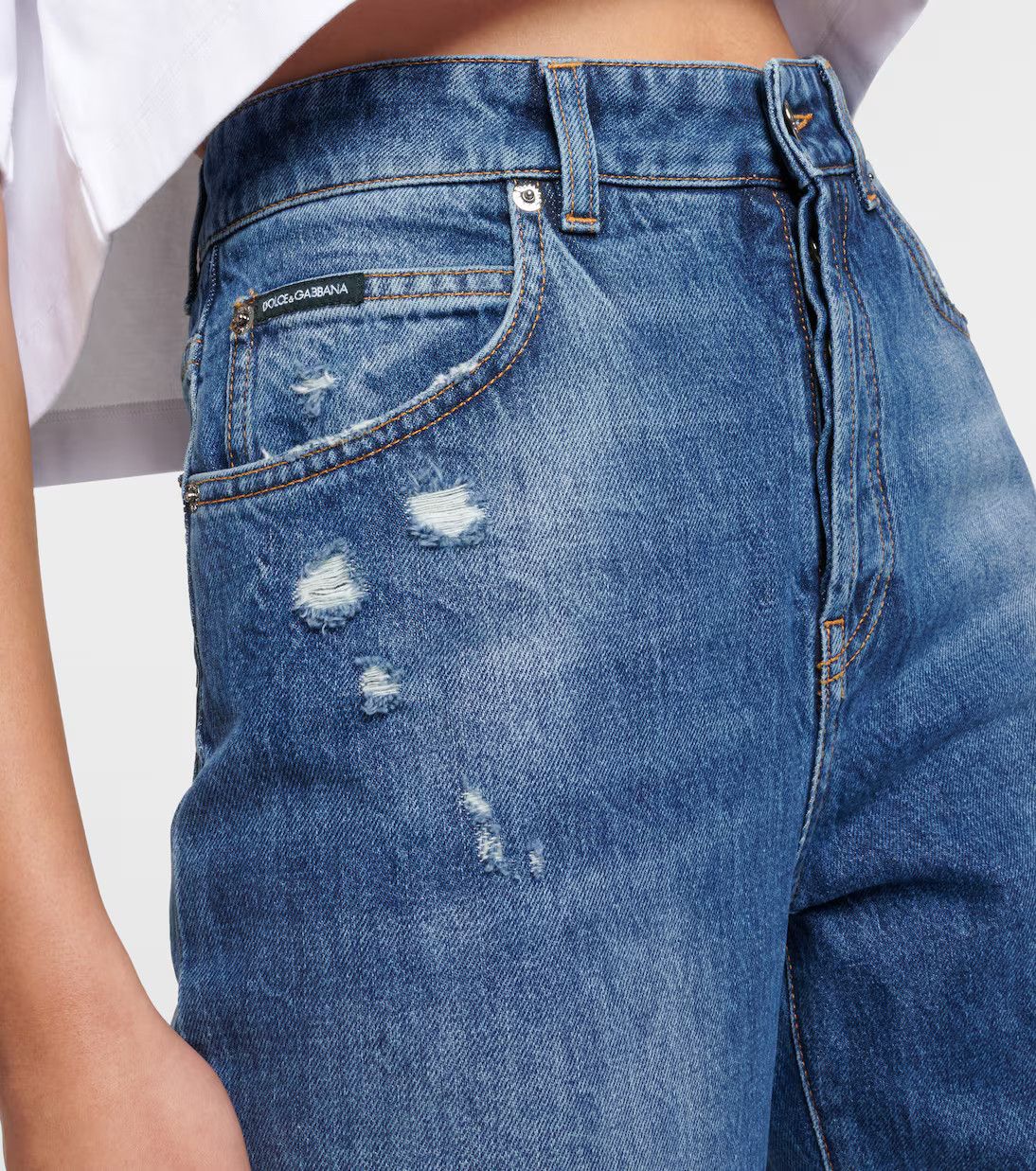 Dolce & Gabbana o1y0825 Denim Pant in Blue Size 30" / US 8 / IT 44 - 5 Thumbnail