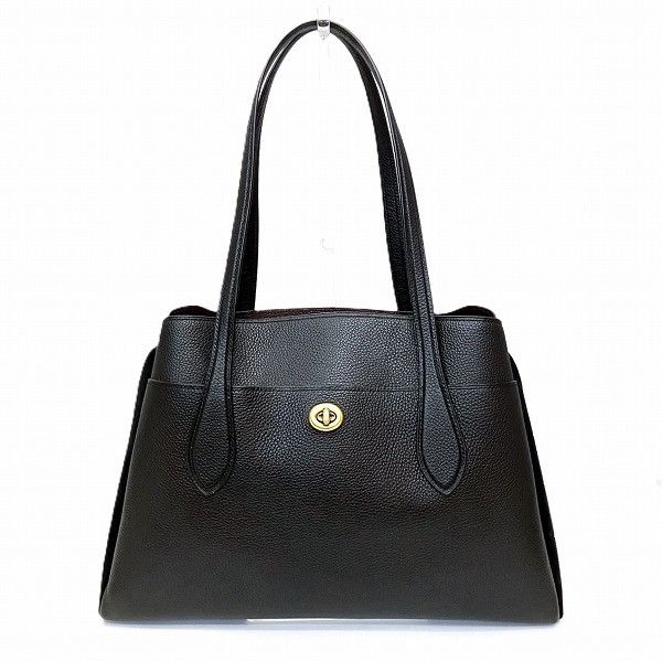 Coach Coach Leather Suede Laura Carryall Tote Bag 89486 Leather Tote Bag 89486 in Good Condition
