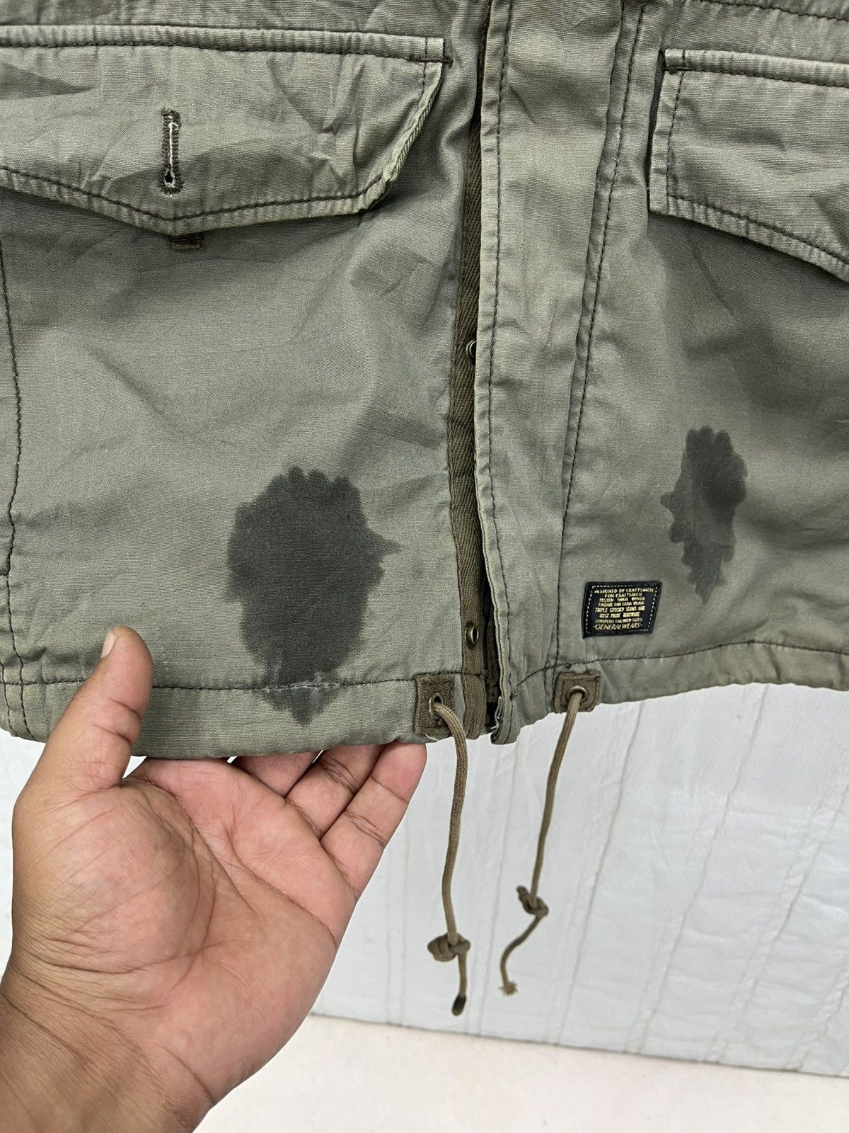 Japanese Brand SURPLUS SEMINARY GORPCORE JACKET HIDDEN HOODIE Size US L / EU 52-54 / 3 - 7 Thumbnail