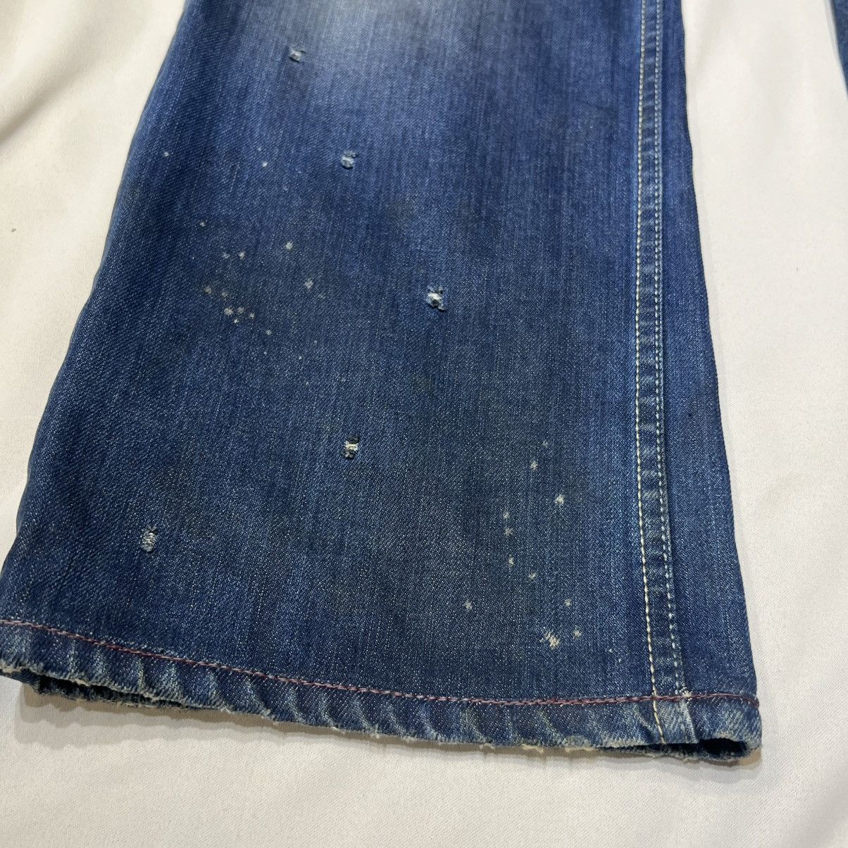 Diesel 00s Diesel Levan Straight Leg Dirty Wash Jeans Size US 30 / EU 46 - 20 Thumbnail