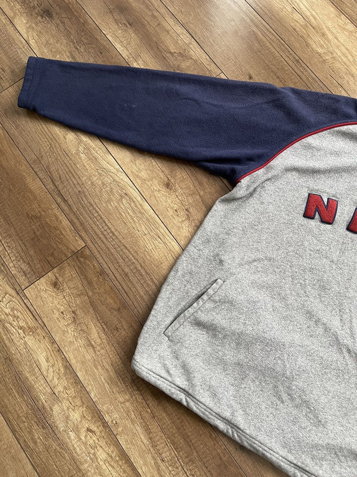Vintage Nike Vintage Fleece Teddy Sweatshirt Jacket 90s Size US XL / EU 56 / 4 - 9 Thumbnail