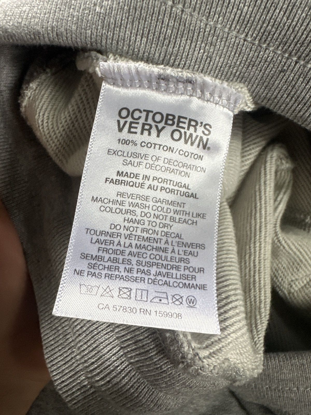 October's Very Own OVO gray sweats Size US 36 / EU 52 - 4 Thumbnail