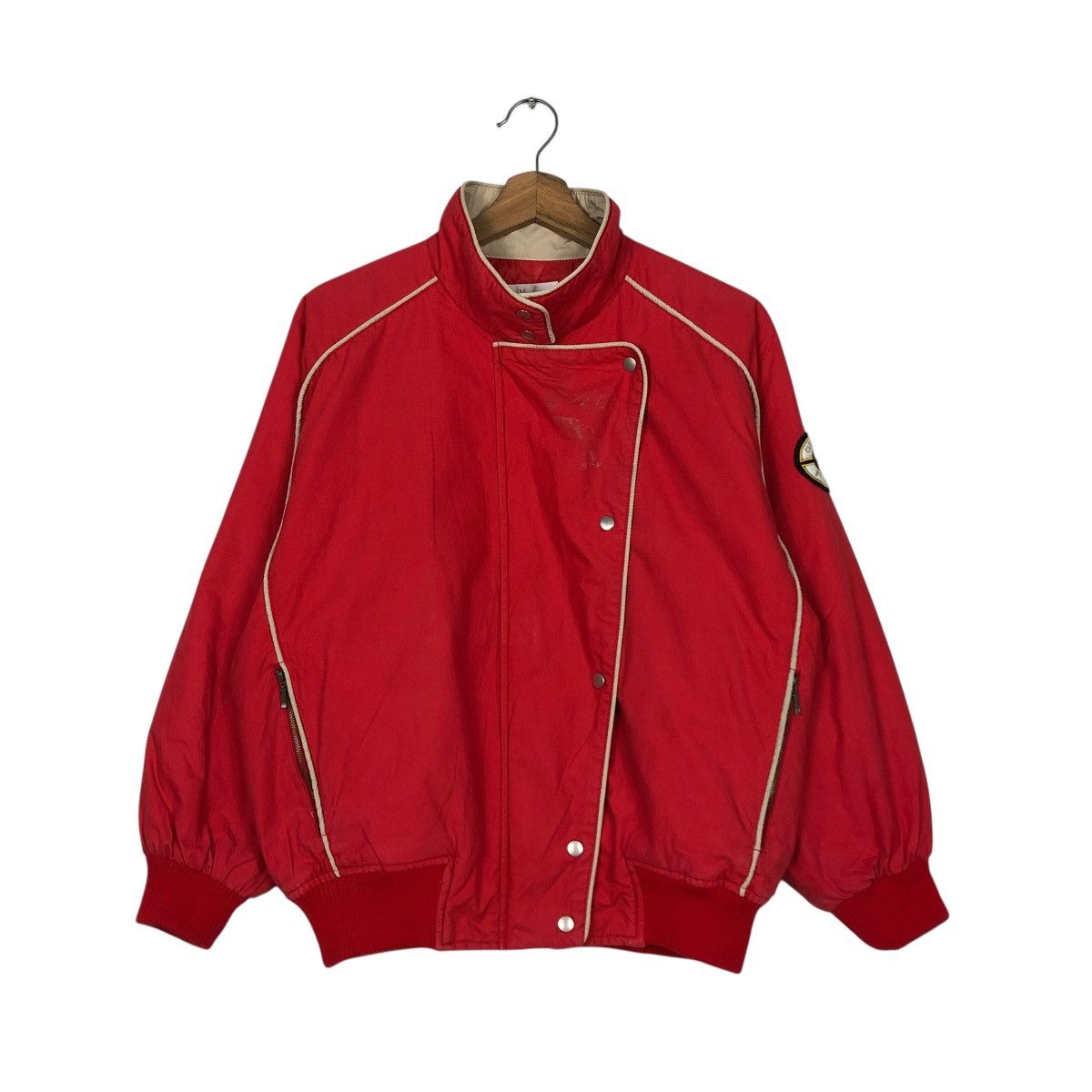 Vintage 🔥VINTAGE 80’s JANTZEN BOMBER JACKET PARACHUTE DESIGN Size US M / EU 48-50 / 2 - 3 Thumbnail