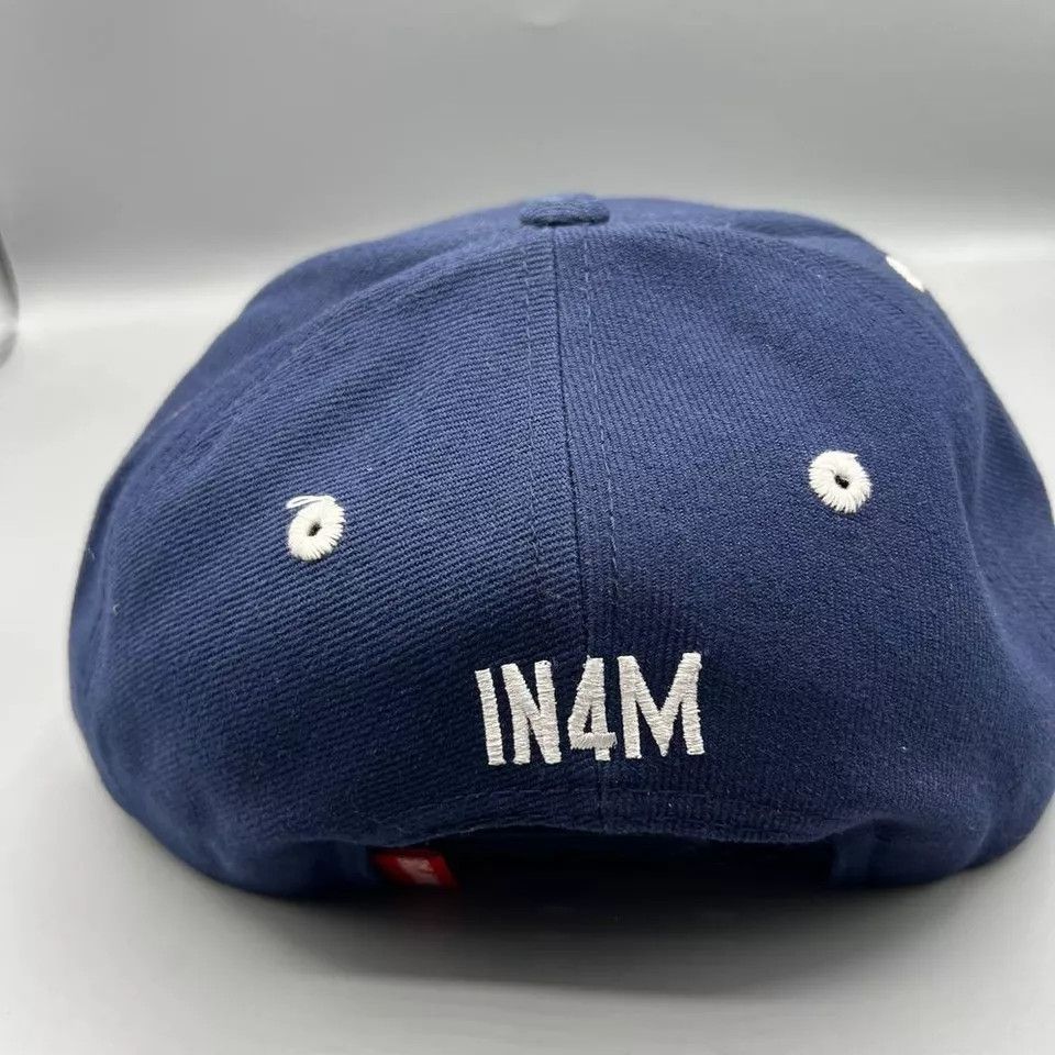 IN4MATION In4mation Hat Men Blue Yellow Skate Snap Back Cap Size ONE SIZE - 5 Thumbnail