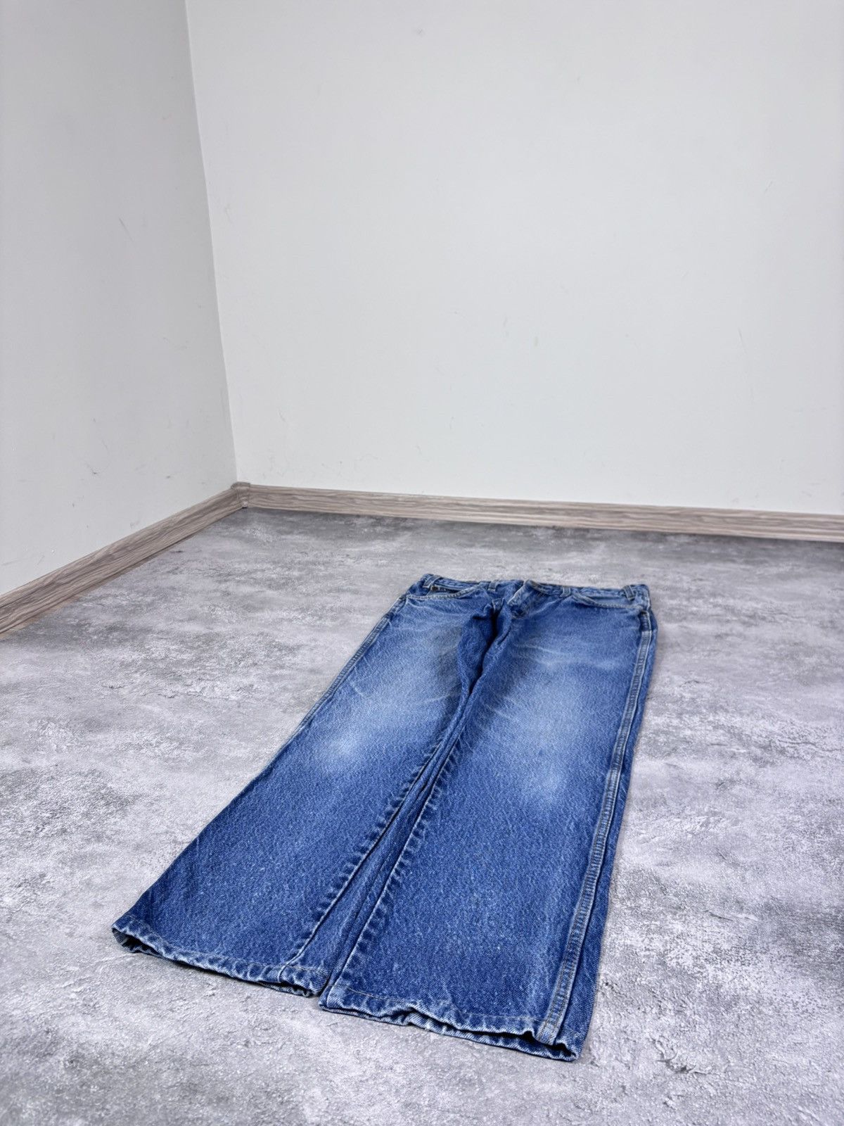 Dickies Vintage Dickies Faded Blue Denim Jeans USA Workwear Hype Size US 32 / EU 48 - 9 Thumbnail