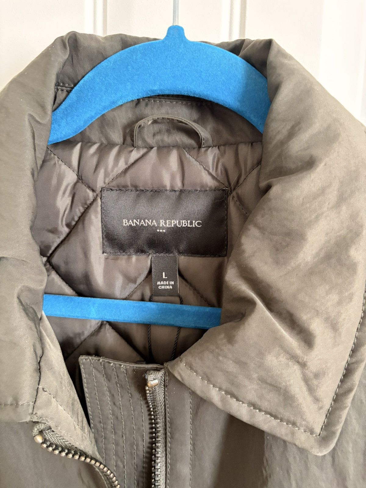Banana Republic Banana Republic Tailored Performance Bomber Jacket Size US L / EU 52-54 / 3 - 3 Thumbnail