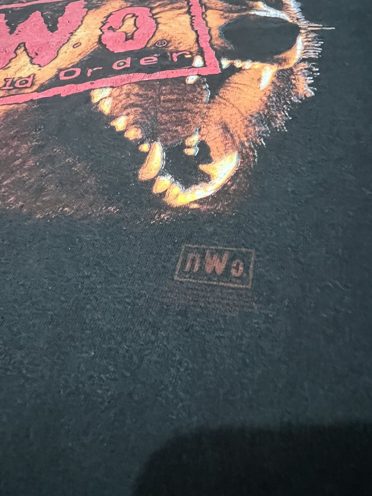 Vintage Vintage 1998 new world order , Wolf WWE Size US XL / EU 56 / 4 - 3 Thumbnail