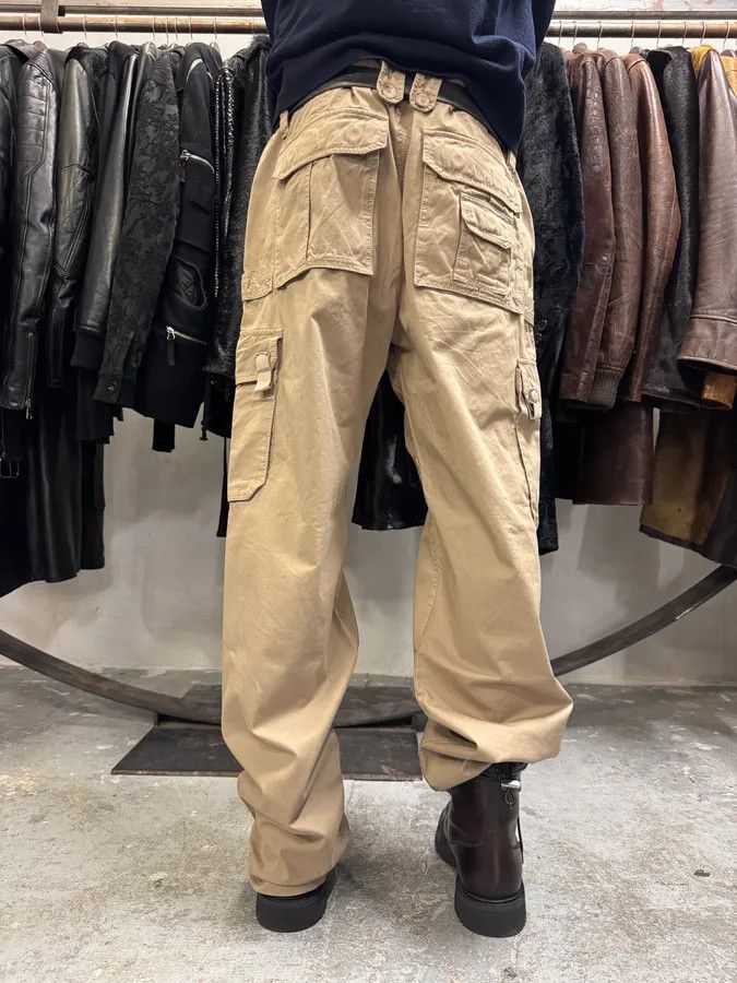 Dolce & Gabbana 2000s Dolce & Gabbana Technical Beige Cargo Pants Size US 37 - 2 Thumbnail
