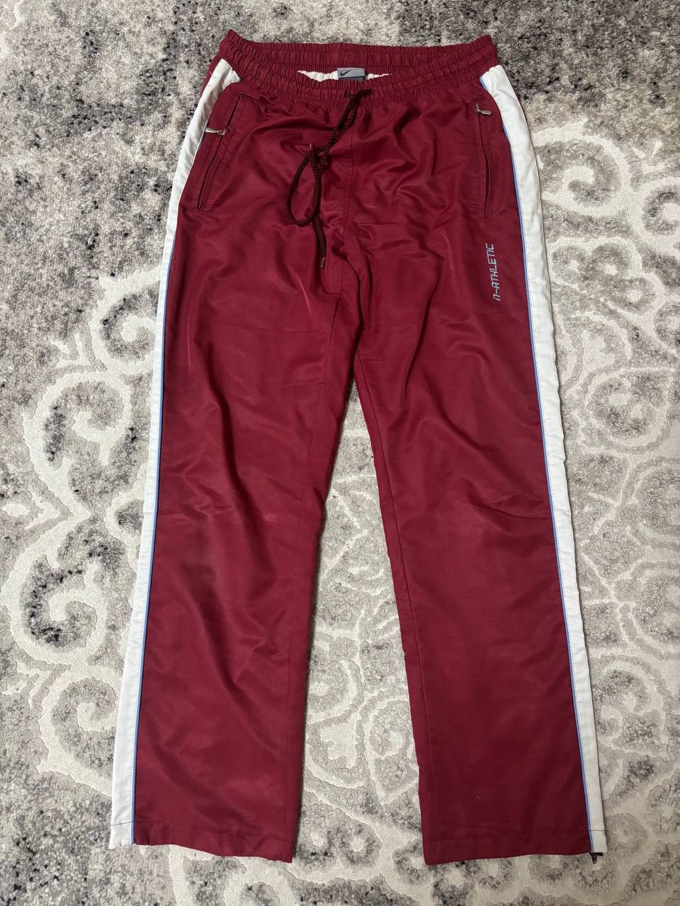 Nike VINTAGE CLASSIC NIKE R-ATHLETIC TRACK PANTS 90s Y2K Size US 30 / EU 46 - 2 Thumbnail