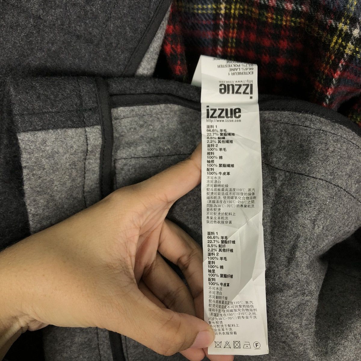 Hysteric Glamour 🔥90’s Vintage Wool Jacket Tartan Design Izzue Japan Made Size US M / EU 48-50 / 2 - 17 Thumbnail