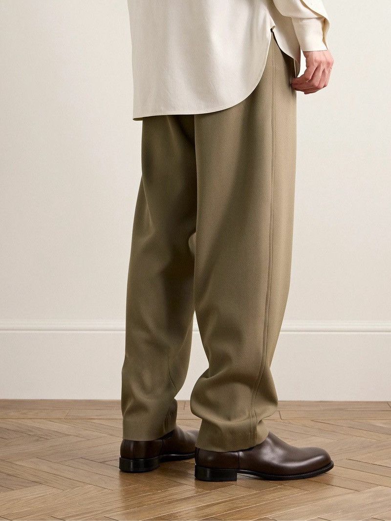 The Row The Row Mens Berkel Trousers size US 34 in Khaki Beige Size US 34 / EU 50 - 1 Thumbnail