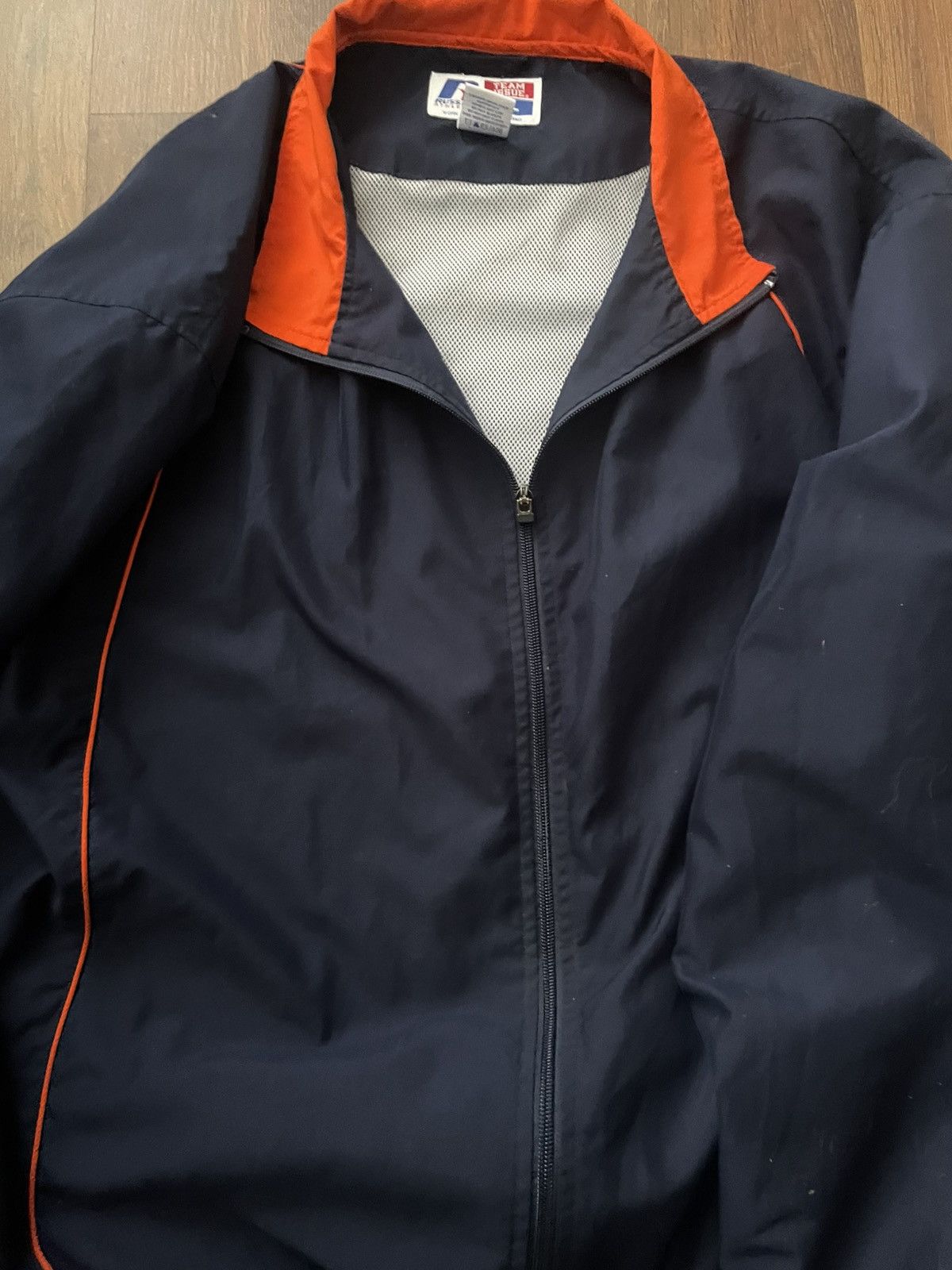 Russell Athletic × Vintage 90s Russell Athletics Windbreaker Size US XL / EU 56 / 4 - 2 Thumbnail