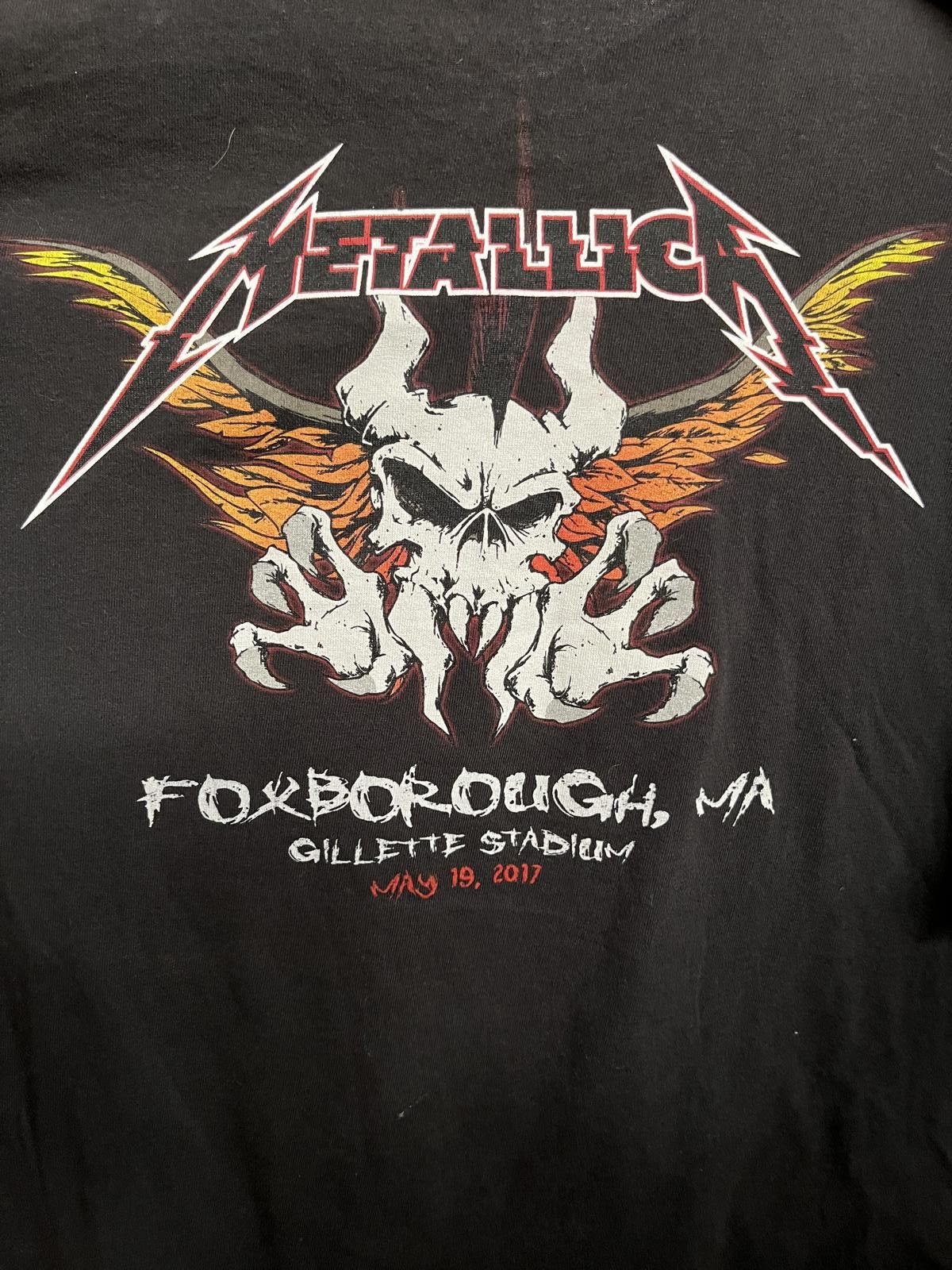 Designer Metallica T-shirt - World Wired Tour 2017 Foxboro Stadium XL Size US XL / EU 56 / 4 - 5 Thumbnail