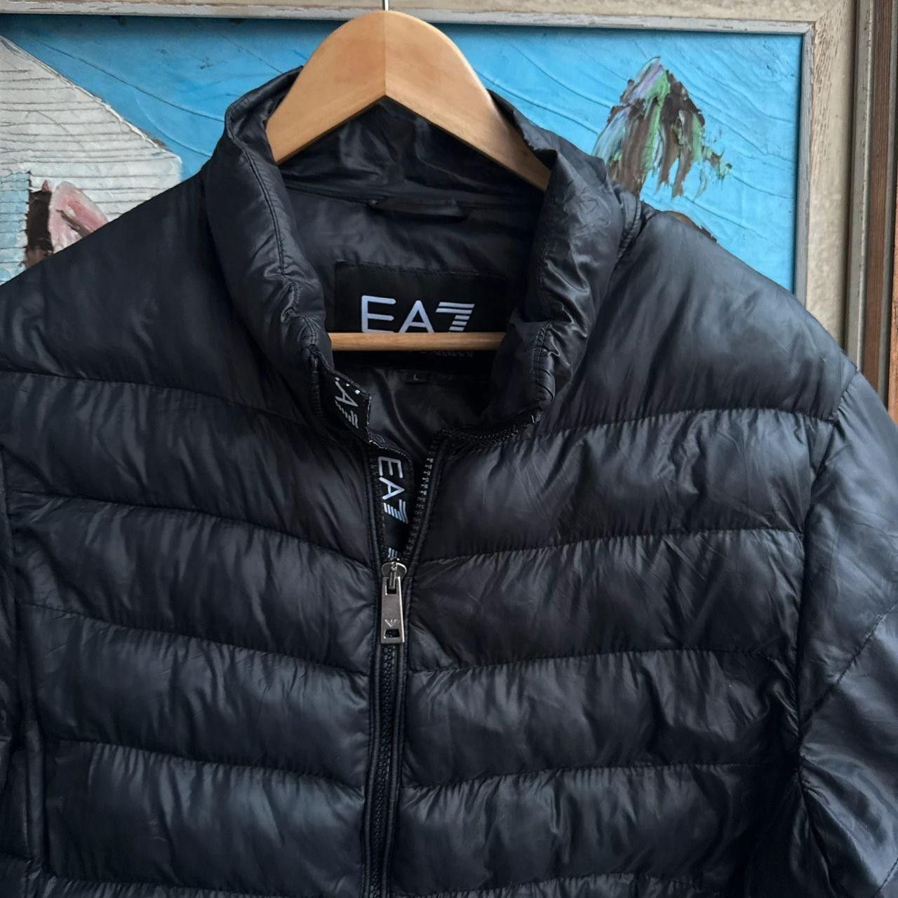 Emporio Armani EA7 Jacket Black Puffer Winter Size US M / EU 48-50 / 2 - 4 Thumbnail